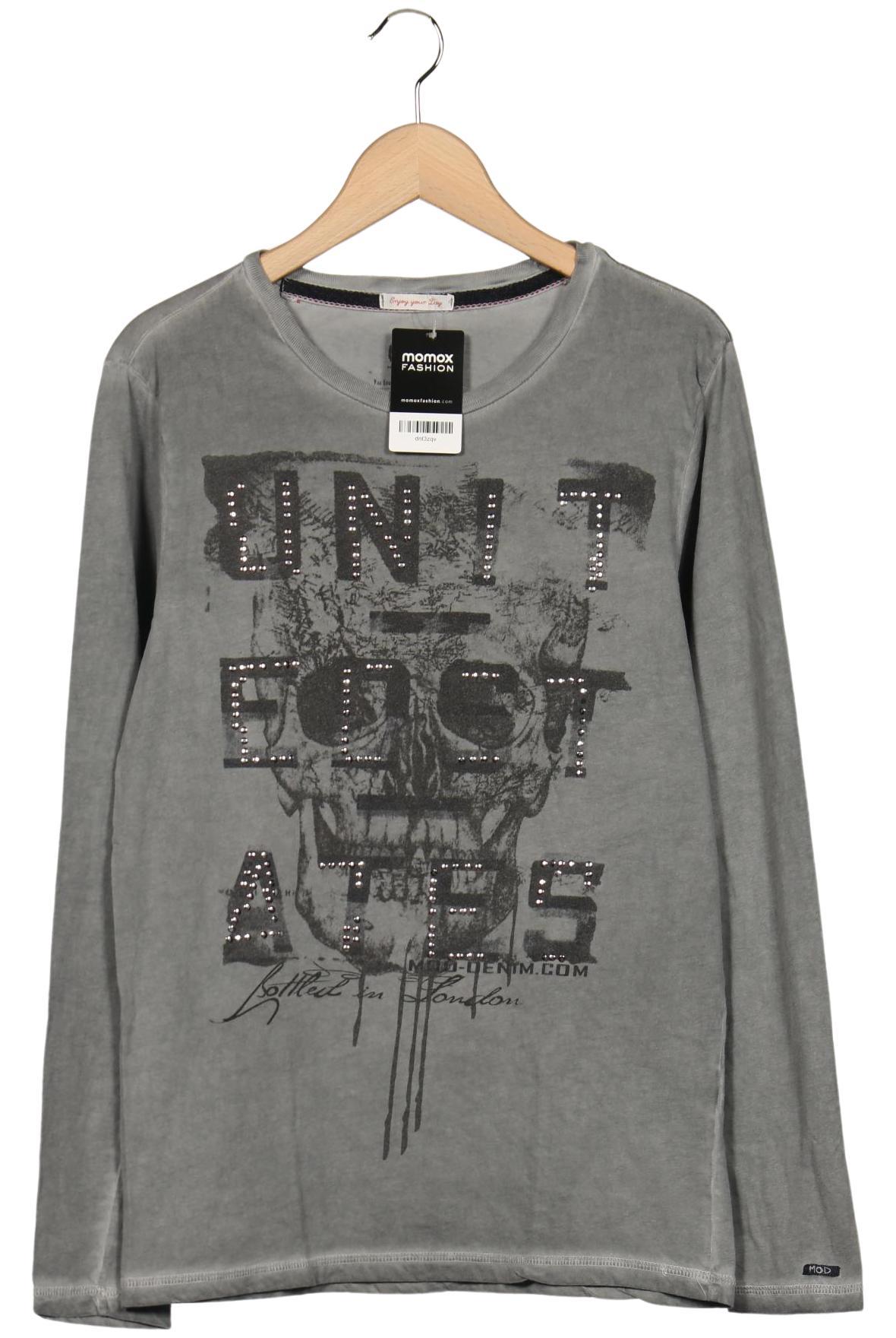 

M.o.d. Miracle of Denim Herren Langarmshirt, grau, Gr. 48