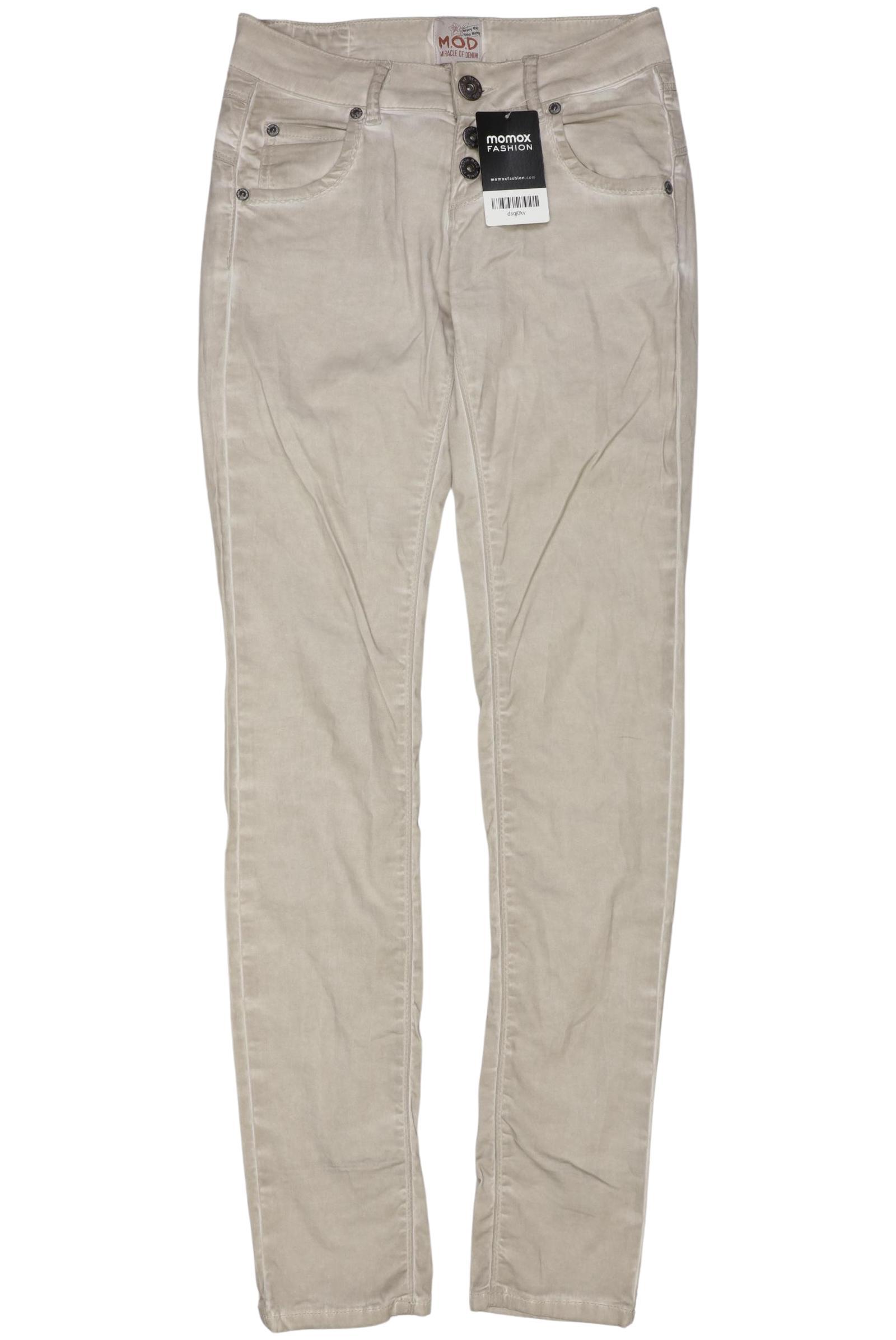 

M.o.d. Miracle of Denim Damen Jeans, beige, Gr. 26