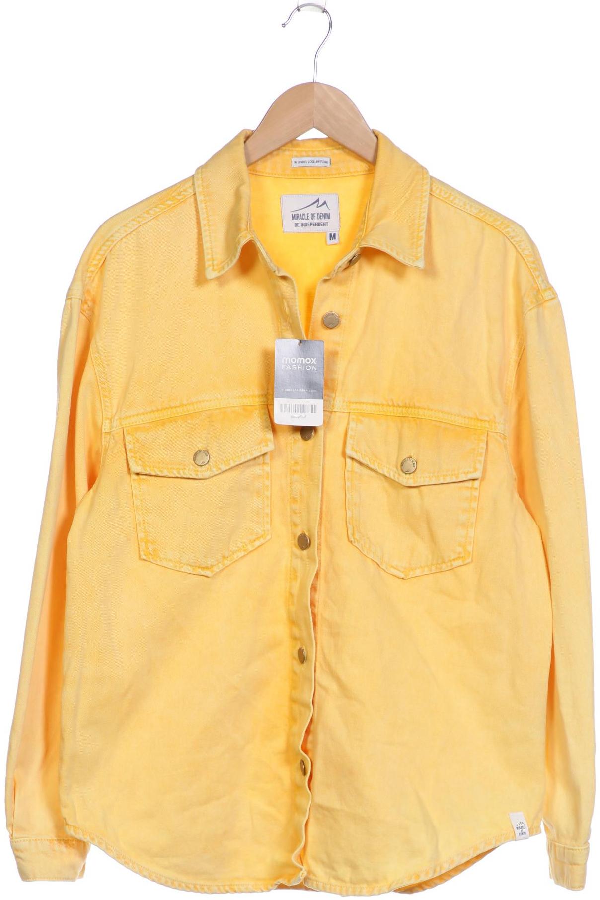 

M.o.d. Miracle of Denim Damen Jacke, gelb, Gr. 38