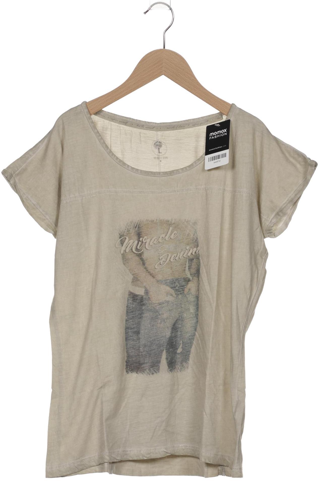 

M.o.d. Miracle of Denim Damen T-Shirt, beige, Gr. 42