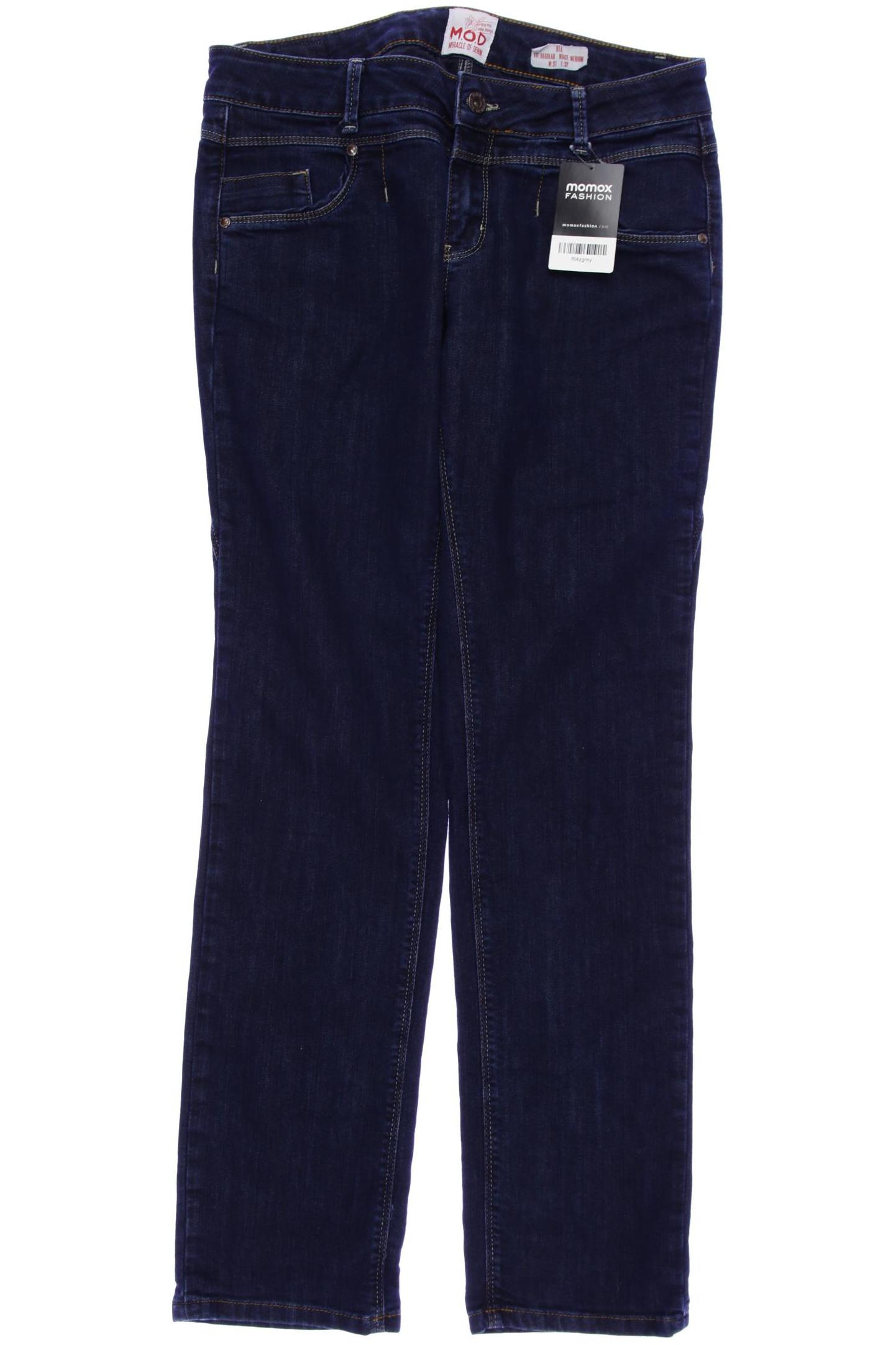 

M.o.d. Miracle of Denim Damen Jeans, marineblau, Gr. 31