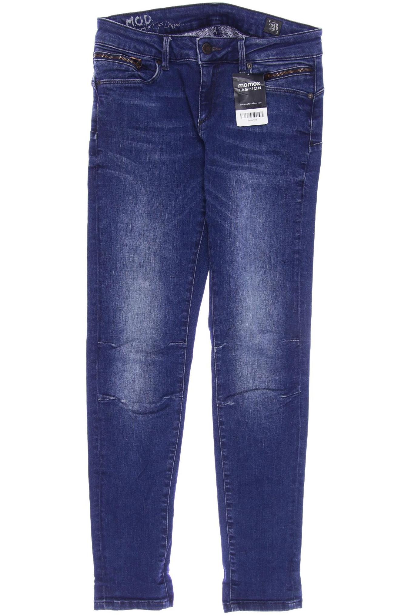 

M.o.d. Miracle of Denim Damen Jeans, blau, Gr. 28