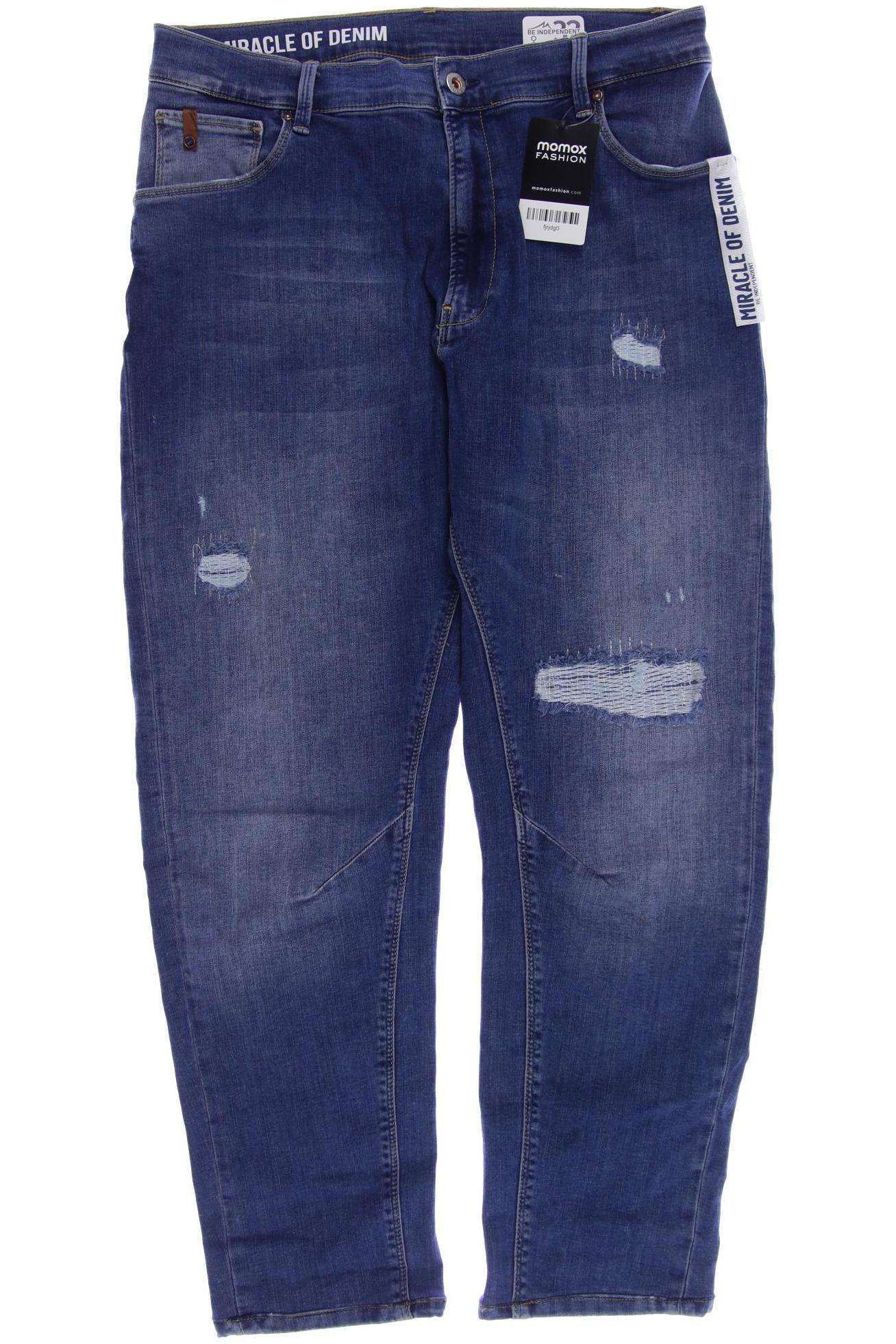 

M.o.d. Miracle of Denim Damen Jeans, blau, Gr. 32