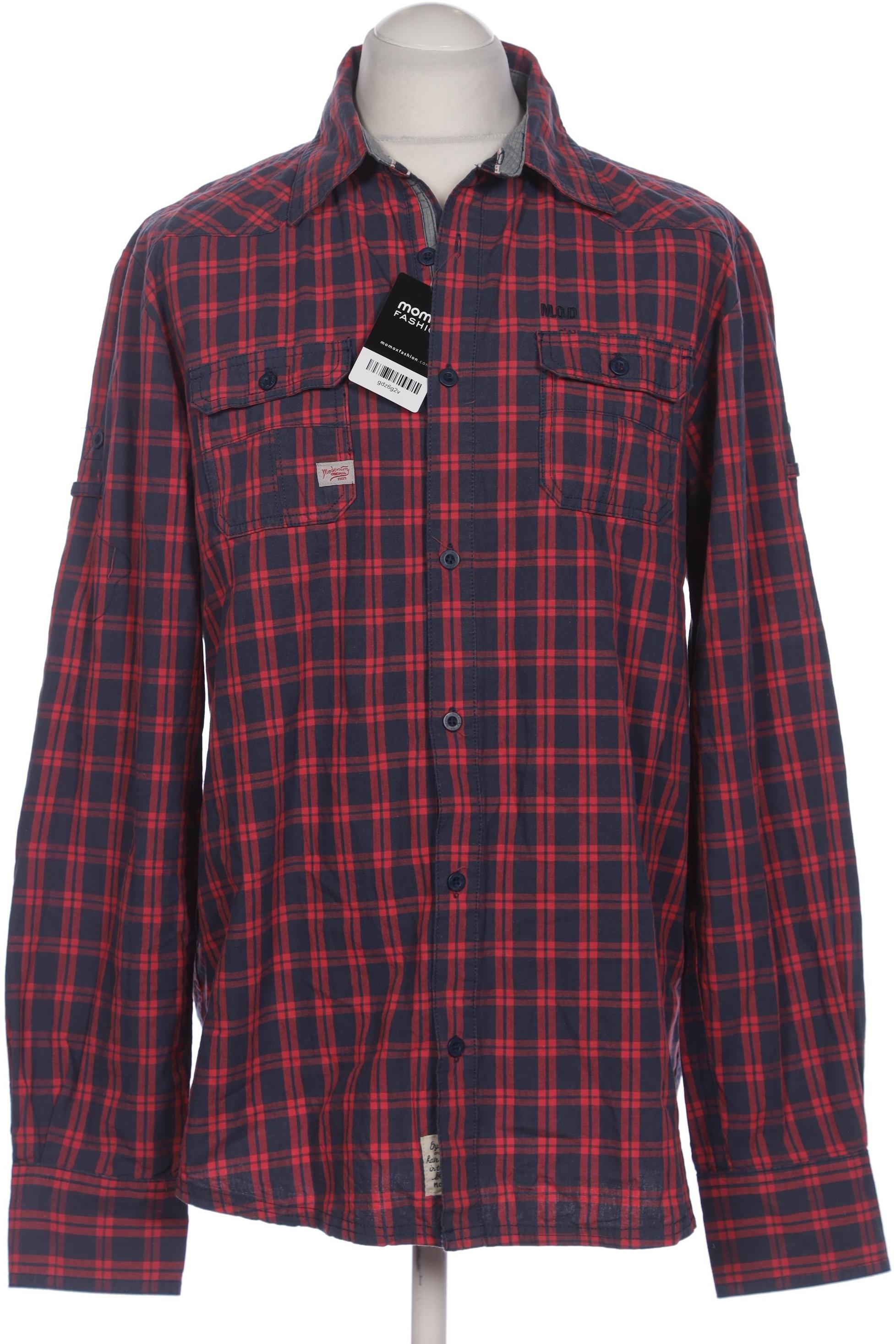 

M.o.d. Miracle of Denim Herren Hemd, rot, Gr. 54