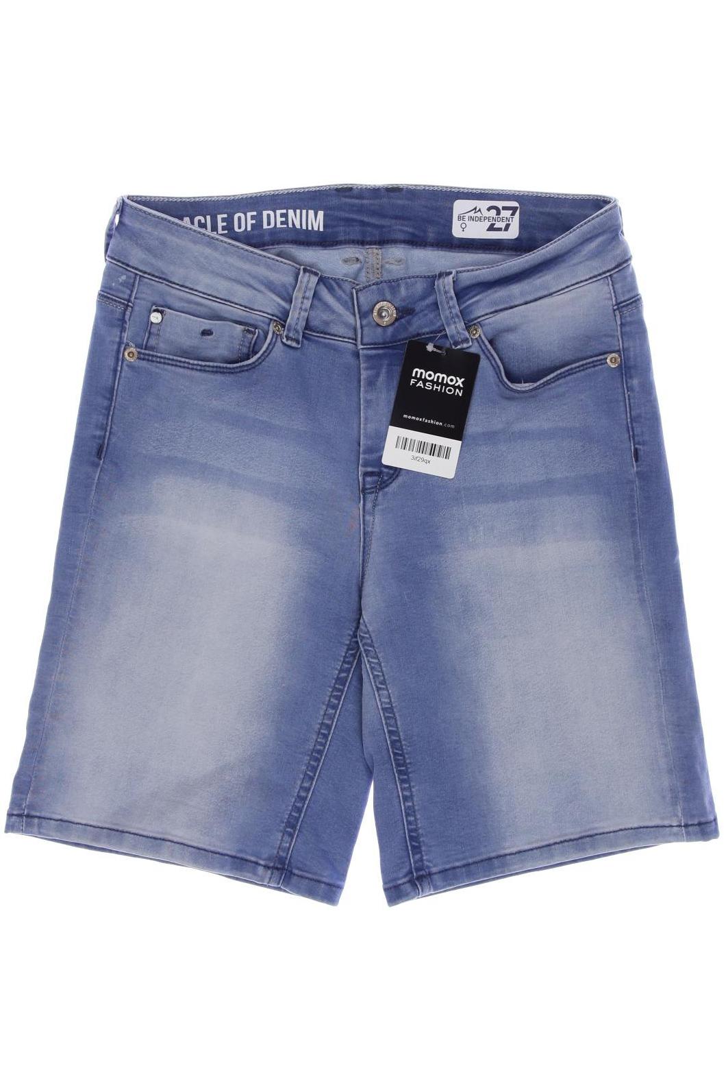 

M.o.d. Miracle of Denim Damen Shorts, blau, Gr. 27