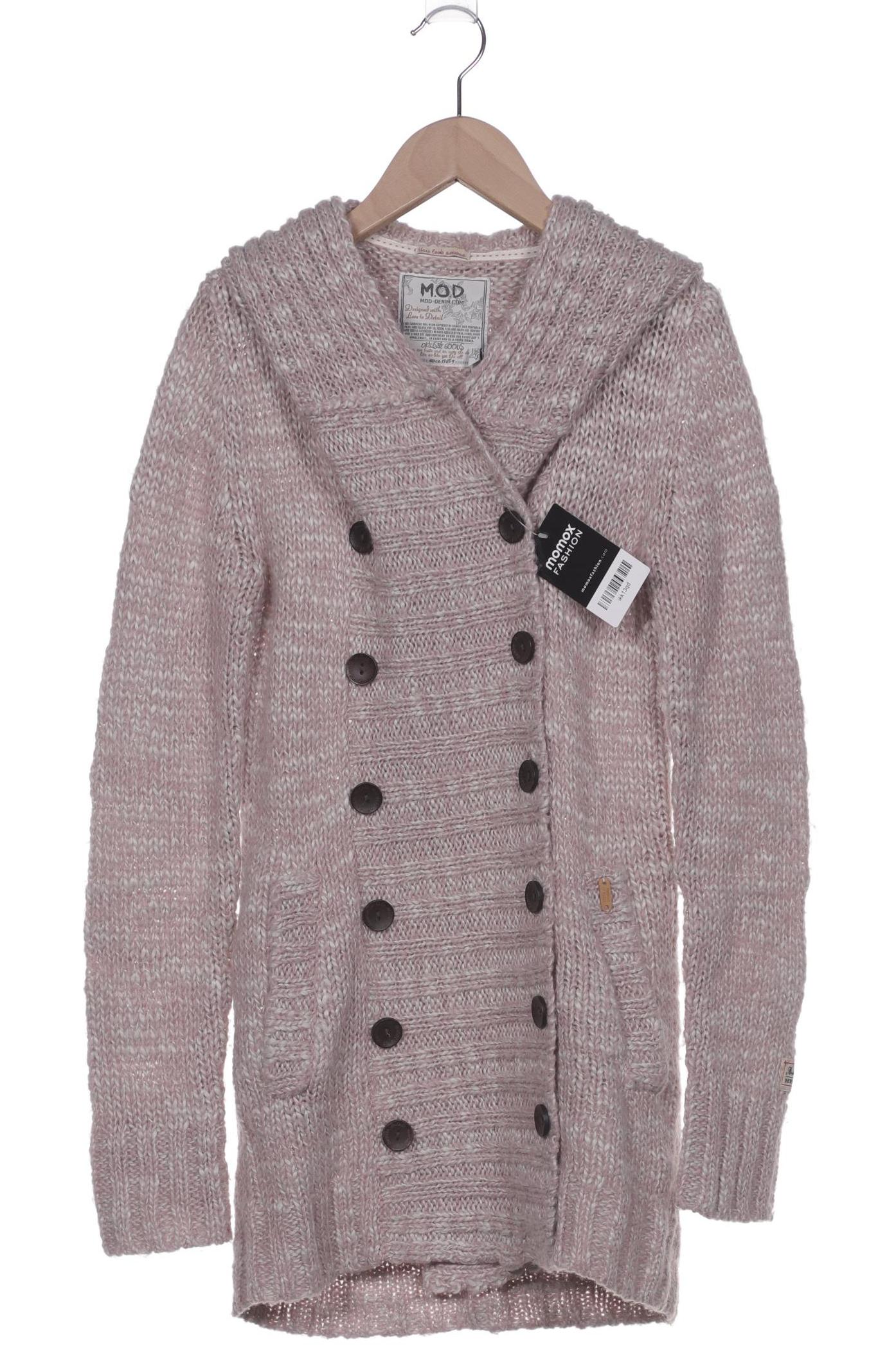 

M.o.d. Miracle of Denim Damen Strickjacke, pink, Gr. 34