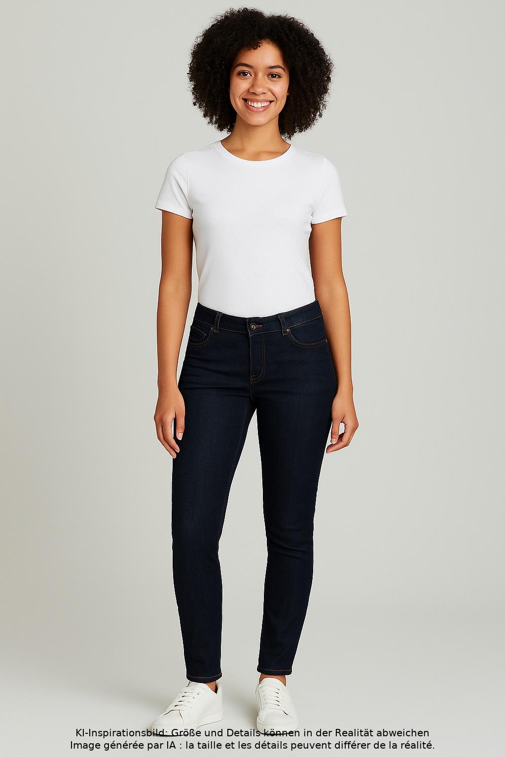 

M.o.d. Miracle of Denim Damen Jeans, marineblau, Gr. 30