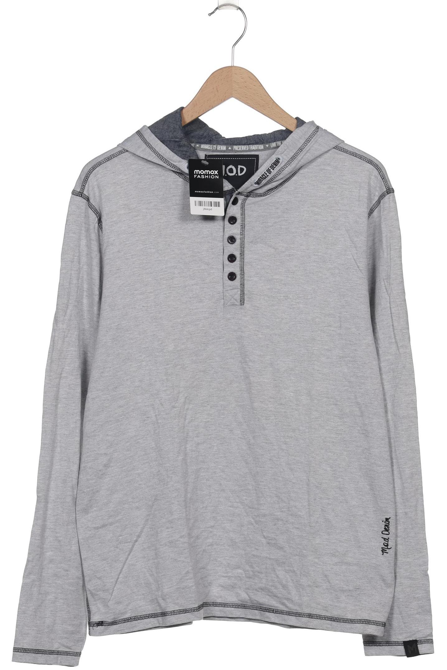 

M.o.d. Miracle of Denim Damen Kapuzenpullover, grau, Gr. 42
