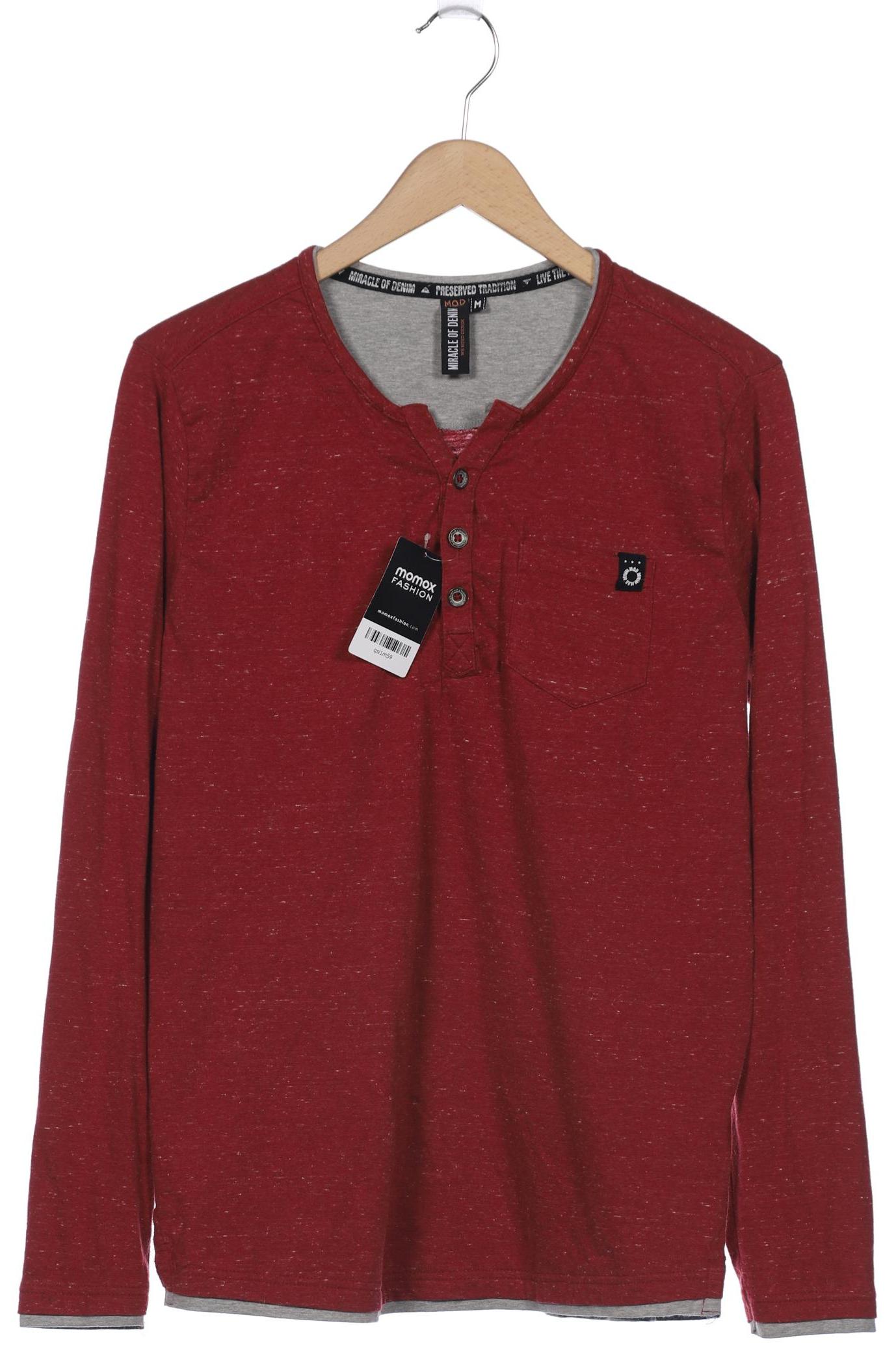

M.O.D. Miracle of Denim Herren Langarmshirt, rot