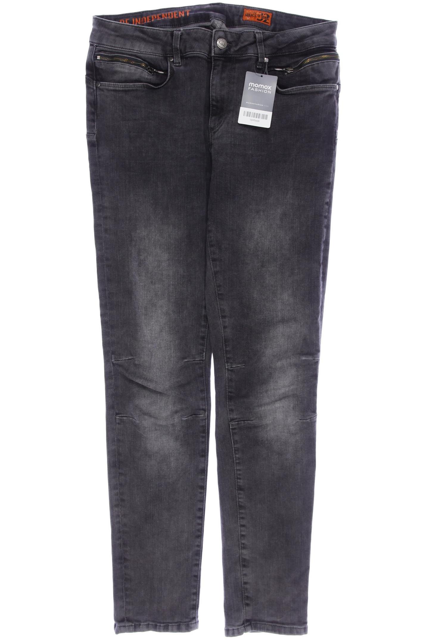 

M.o.d. Miracle of Denim Damen Jeans, grau, Gr. 32