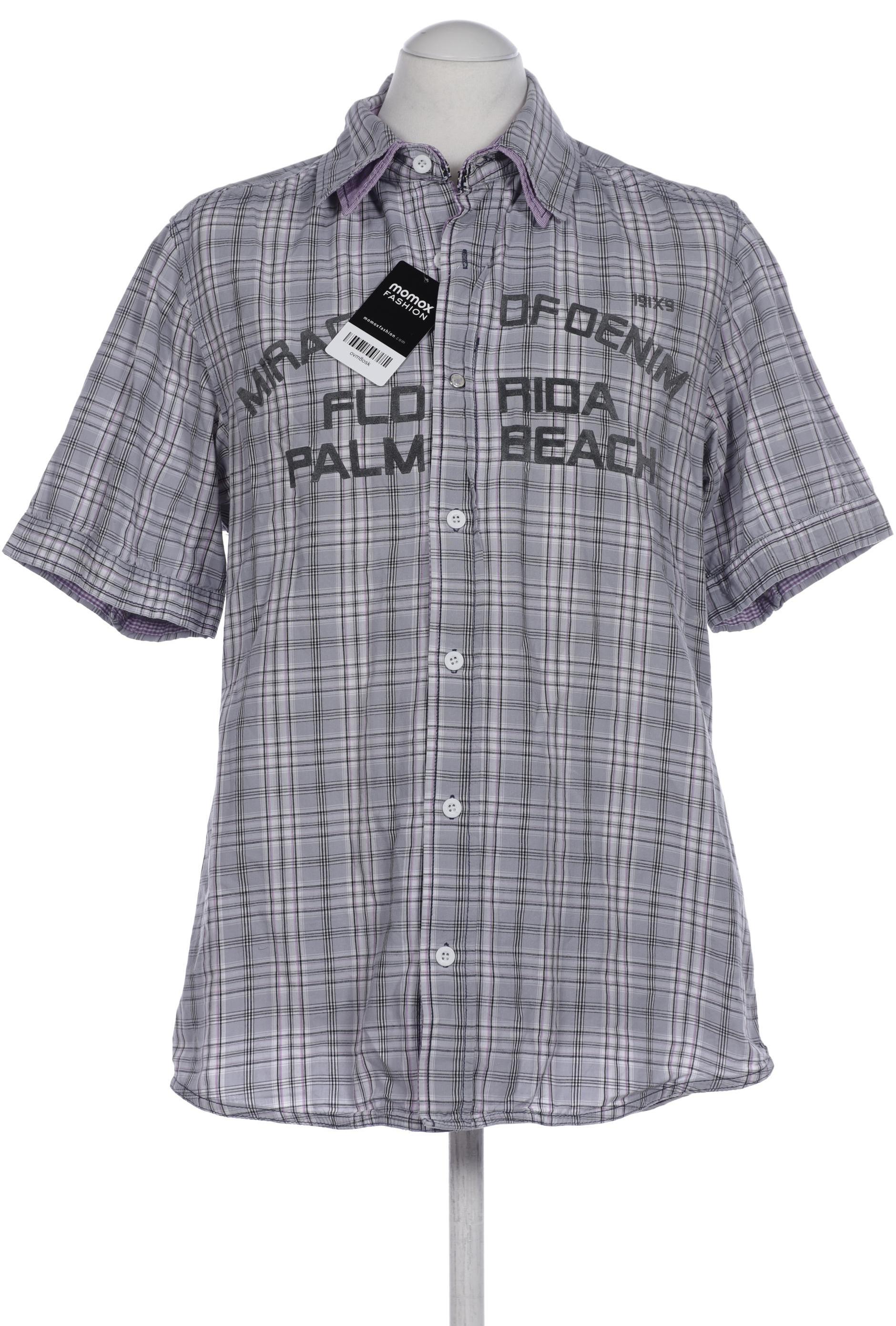 

M.o.d. Miracle of Denim Herren Hemd, grau, Gr. 54