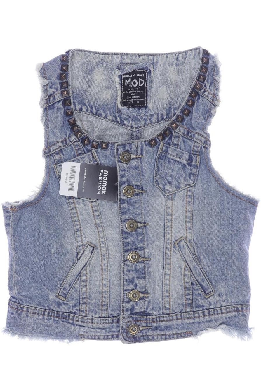 

M.o.d. Miracle of Denim Damen Jacke, blau, Gr. 146