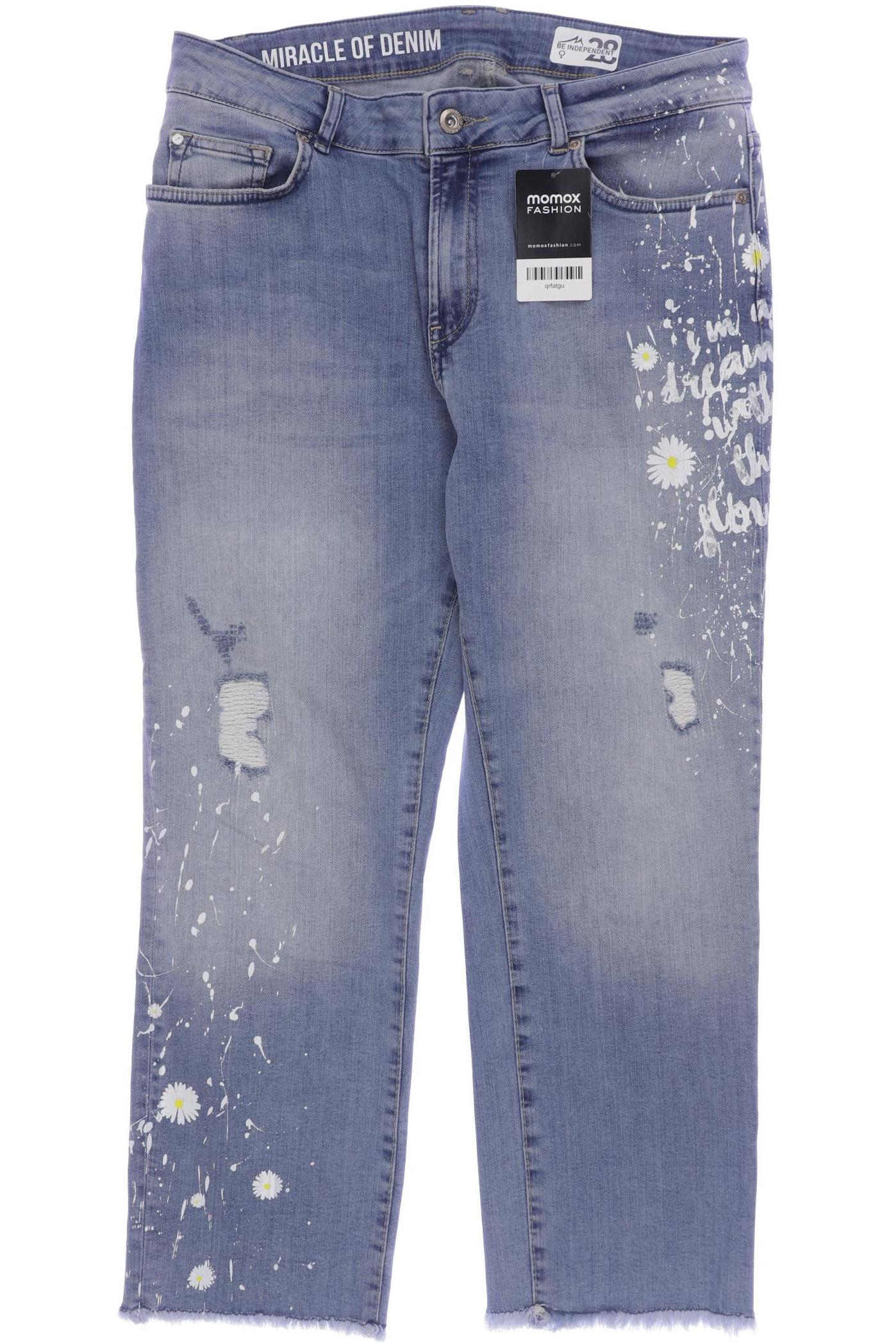 

M.o.d. Miracle of Denim Damen Jeans, blau, Gr. 28