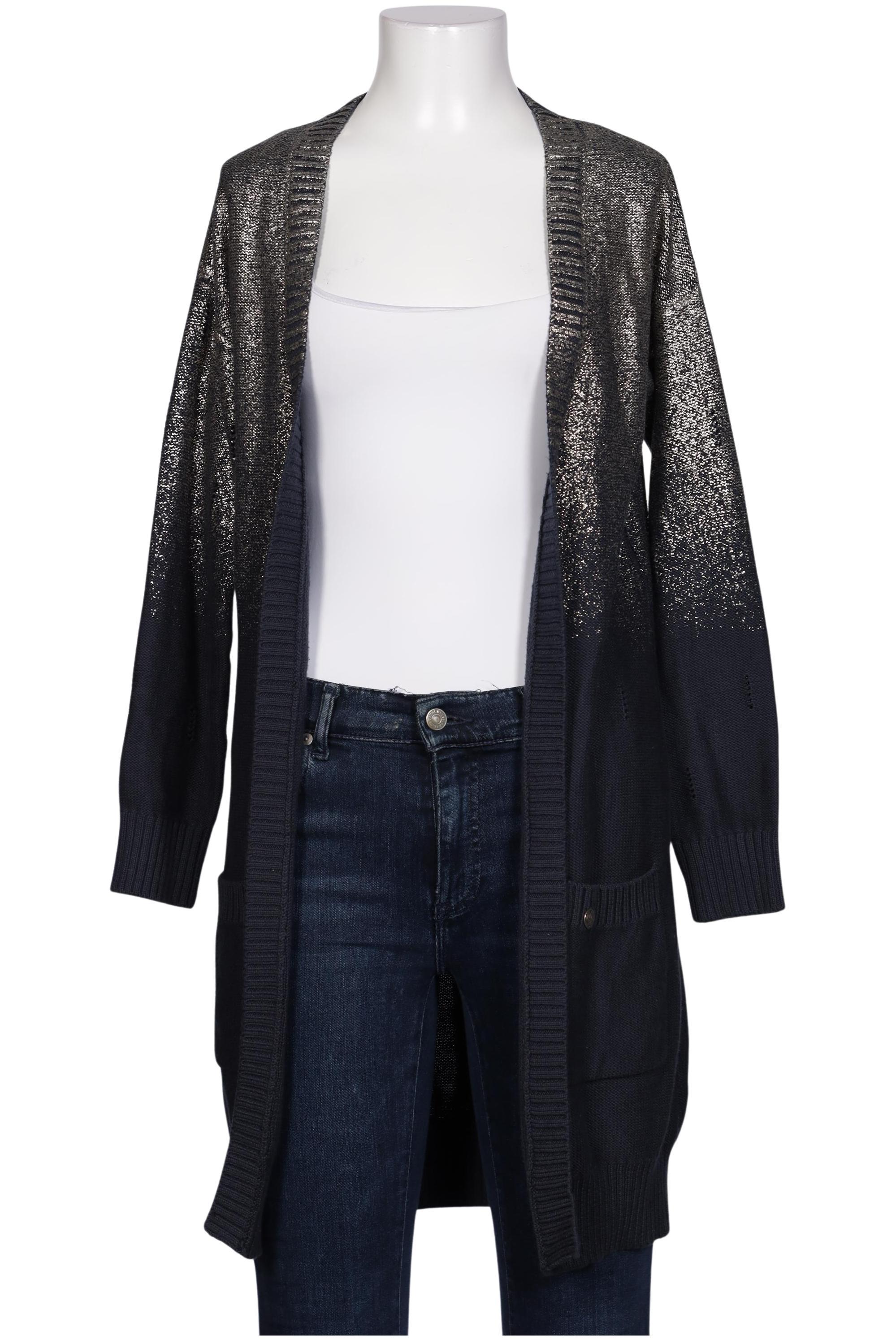 

M.o.d. Miracle of Denim Damen Strickjacke, silber, Gr. 38