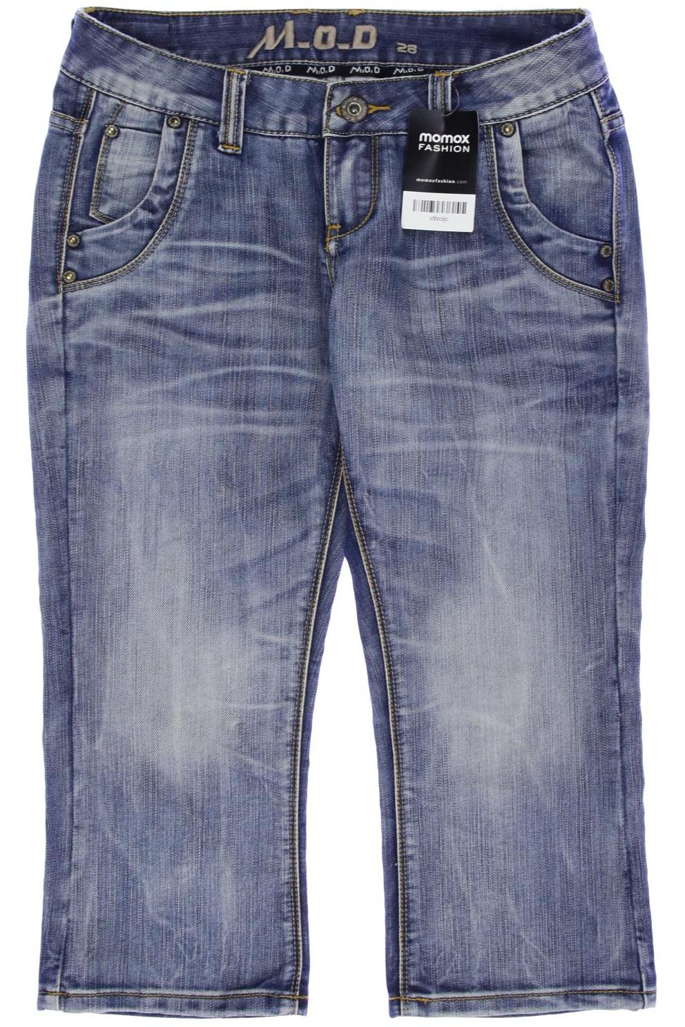 

M.o.d. Miracle of Denim Damen Shorts, blau, Gr. 28