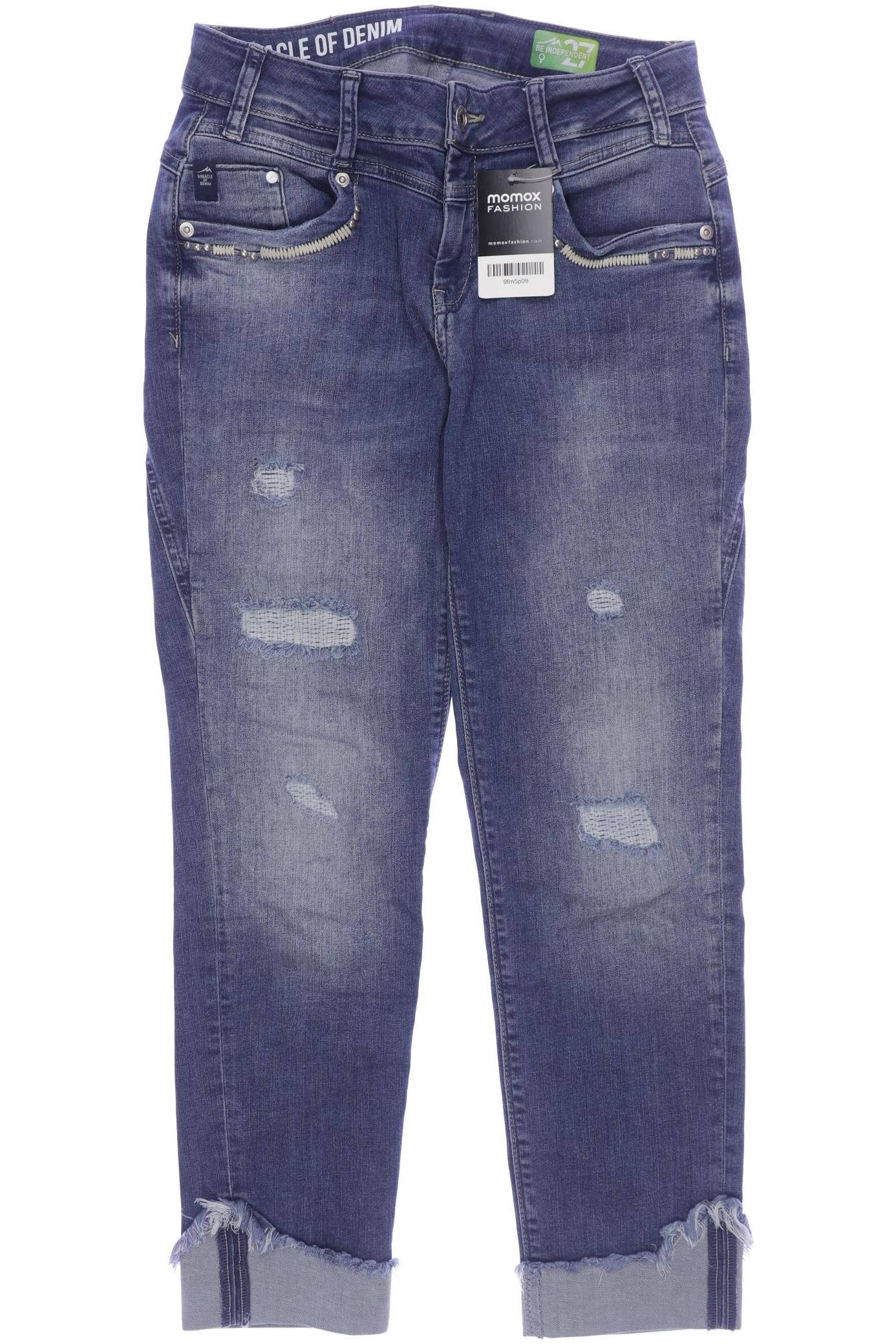 

M.o.d. Miracle of Denim Damen Jeans, blau, Gr. 27