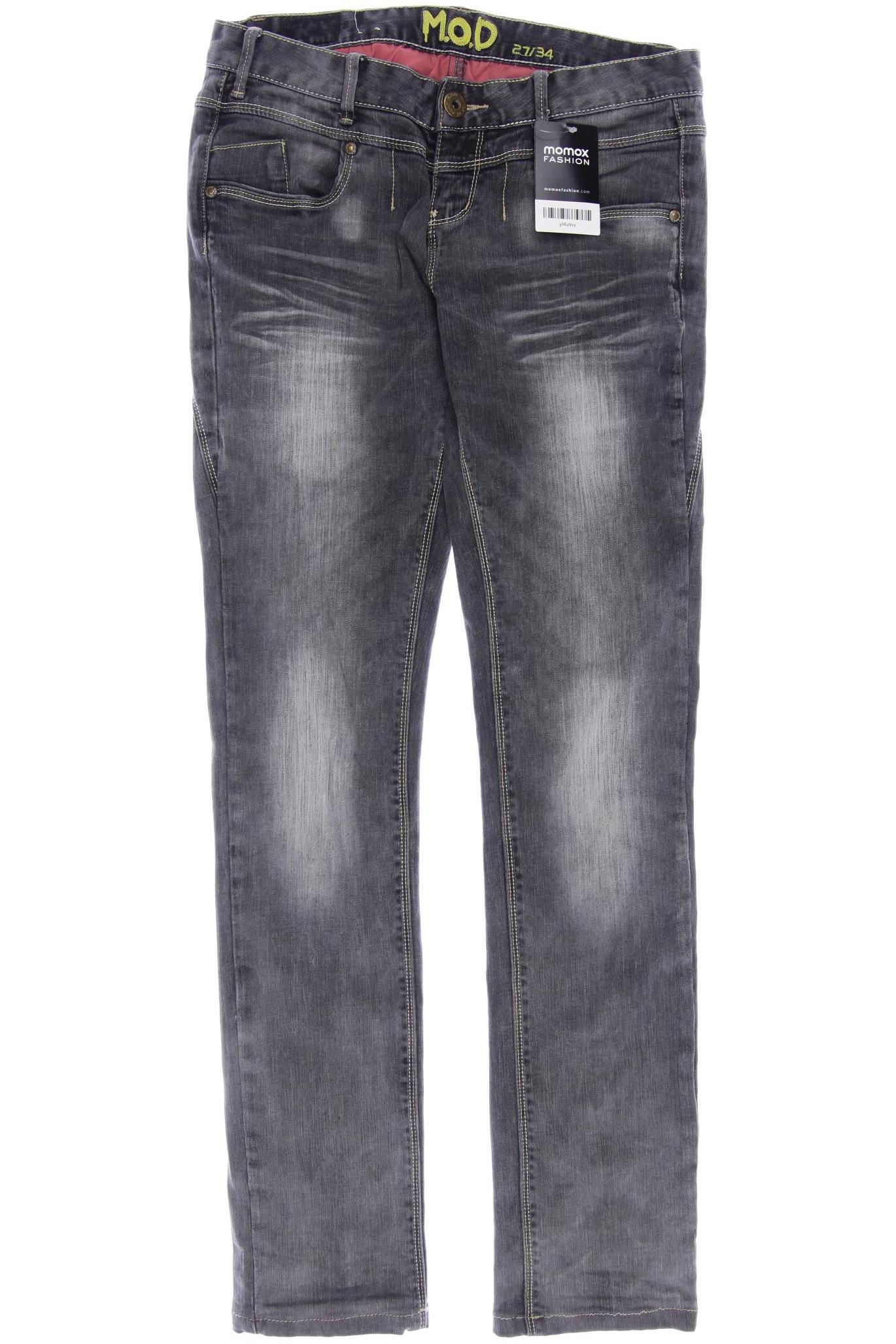 

M.o.d. Miracle of Denim Damen Jeans, grau, Gr. 0