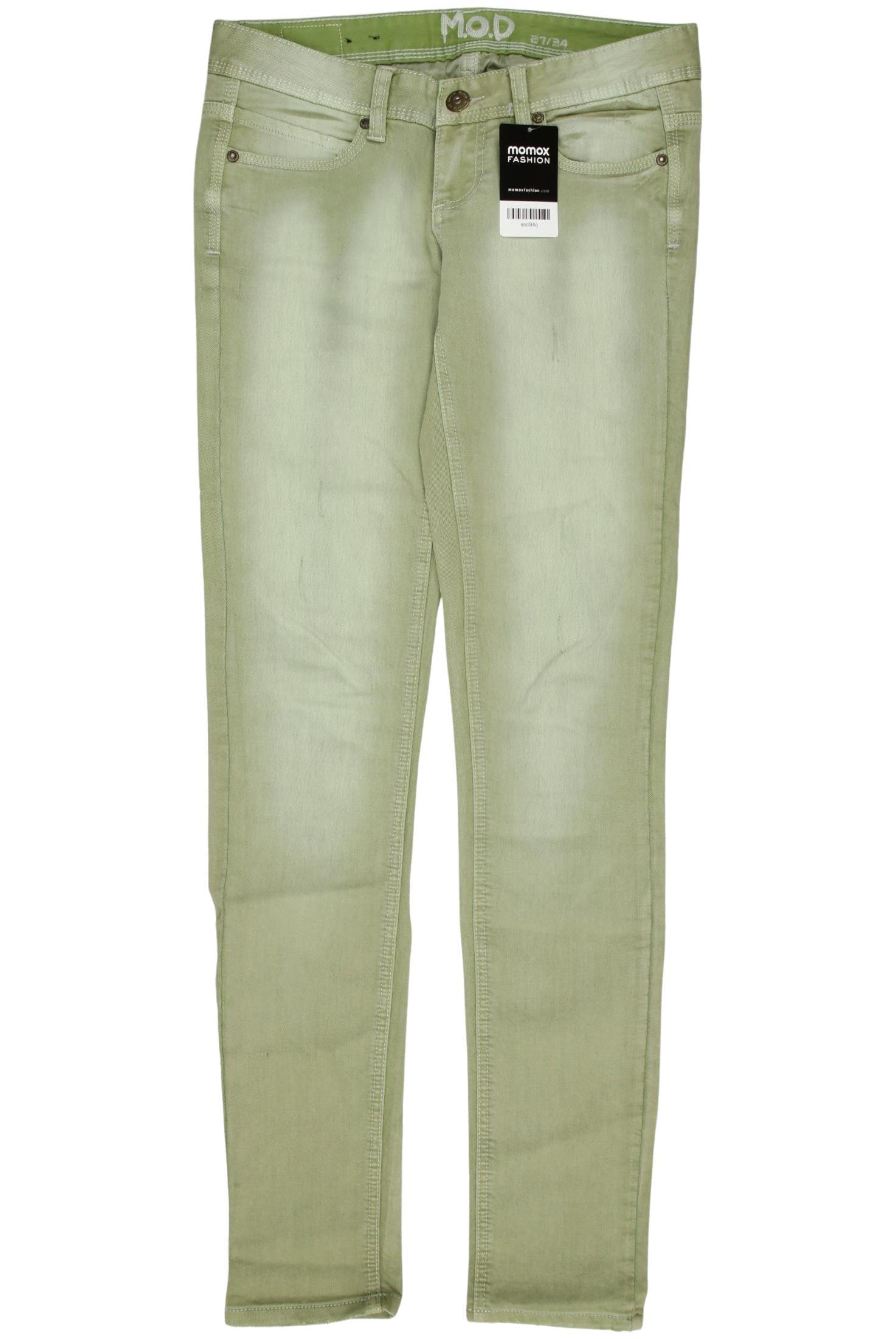 

M.o.d. Miracle of Denim Damen Jeans, grün, Gr. 27