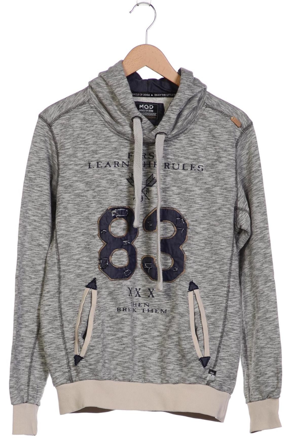 

M.o.d. Miracle of Denim Herren Kapuzenpullover, grau, Gr. 46