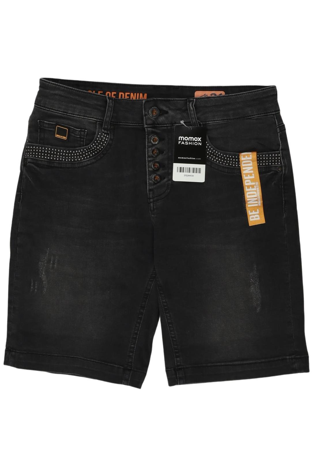 

M.o.d. Miracle of Denim Damen Shorts, schwarz, Gr. 26