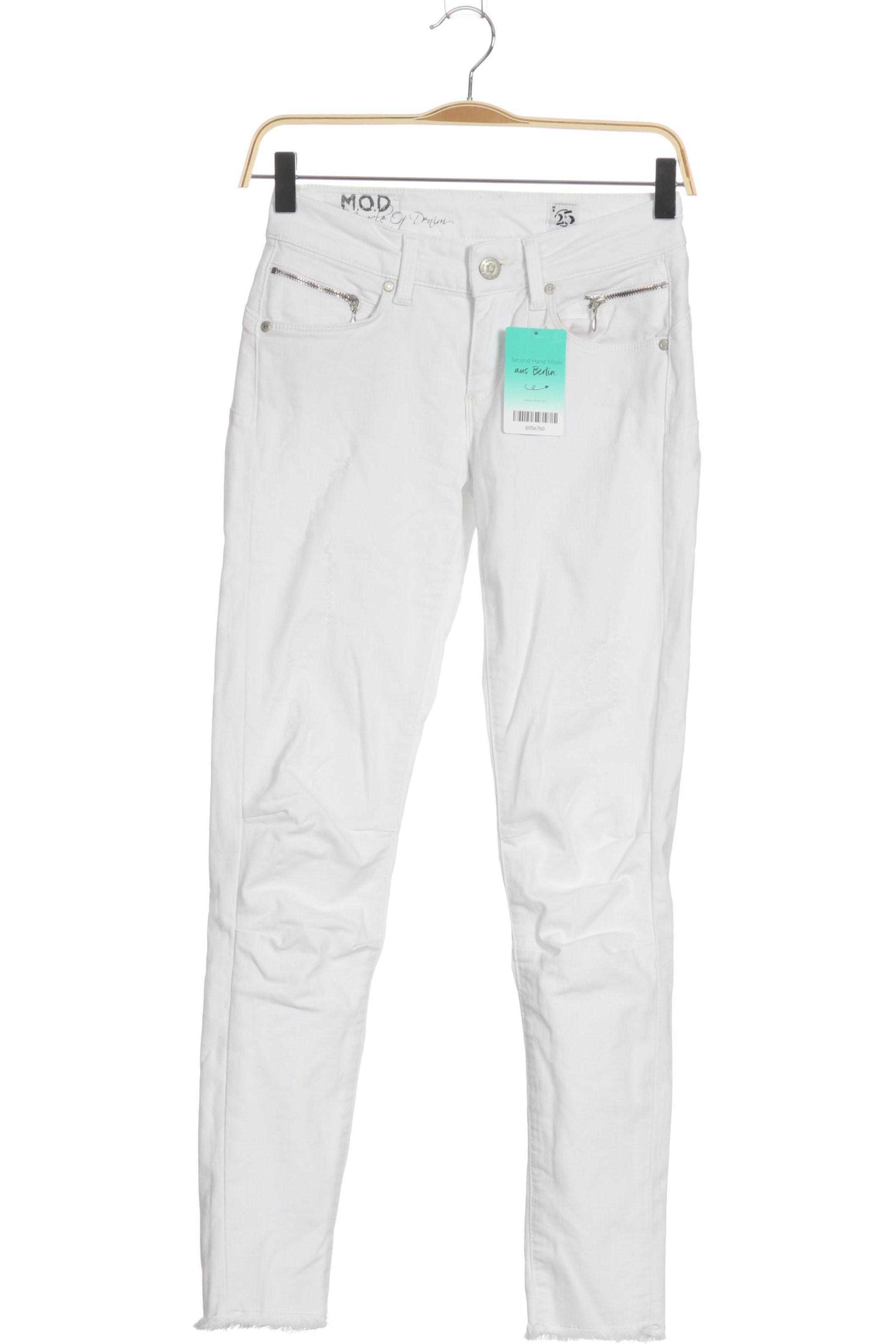 

M.o.d. Miracle of Denim Damen Jeans, weiß, Gr. 25