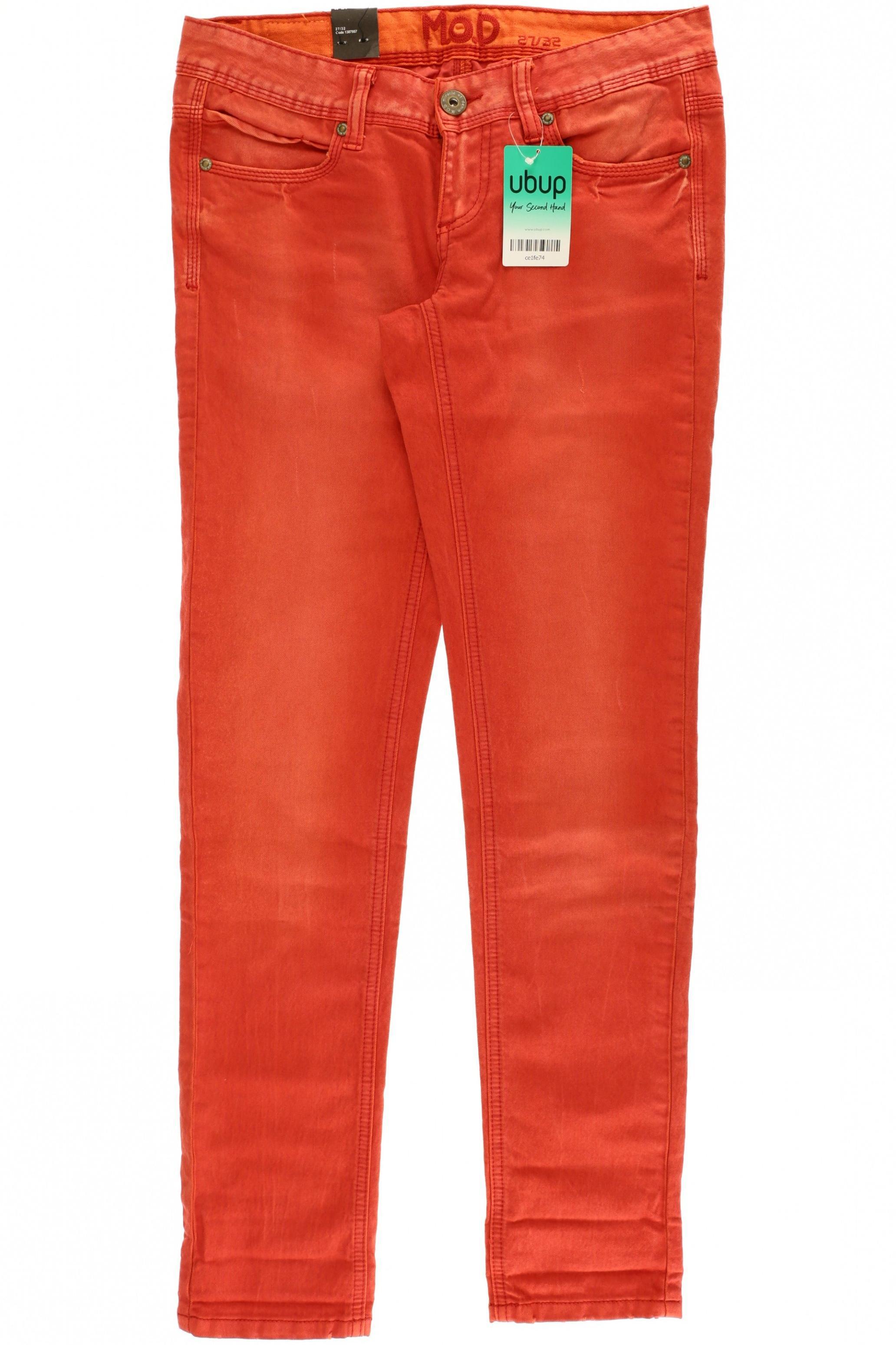 

M.o.d. Miracle of Denim Damen Jeans, rot, Gr. 27