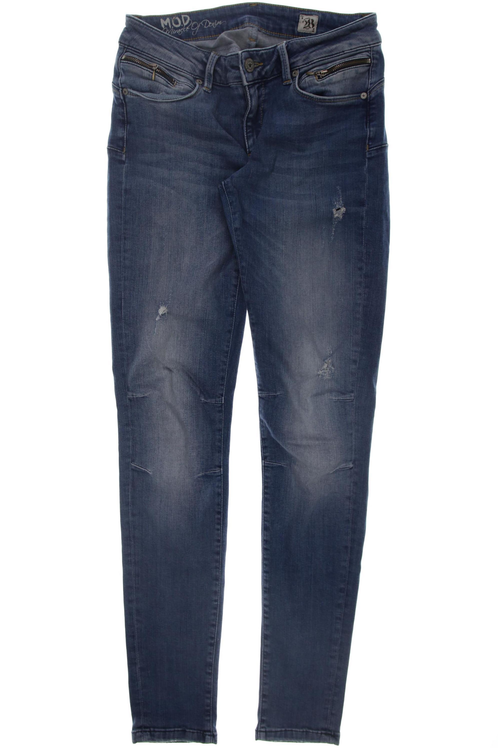

M.o.d. Miracle of Denim Damen Jeans, blau, Gr. 28