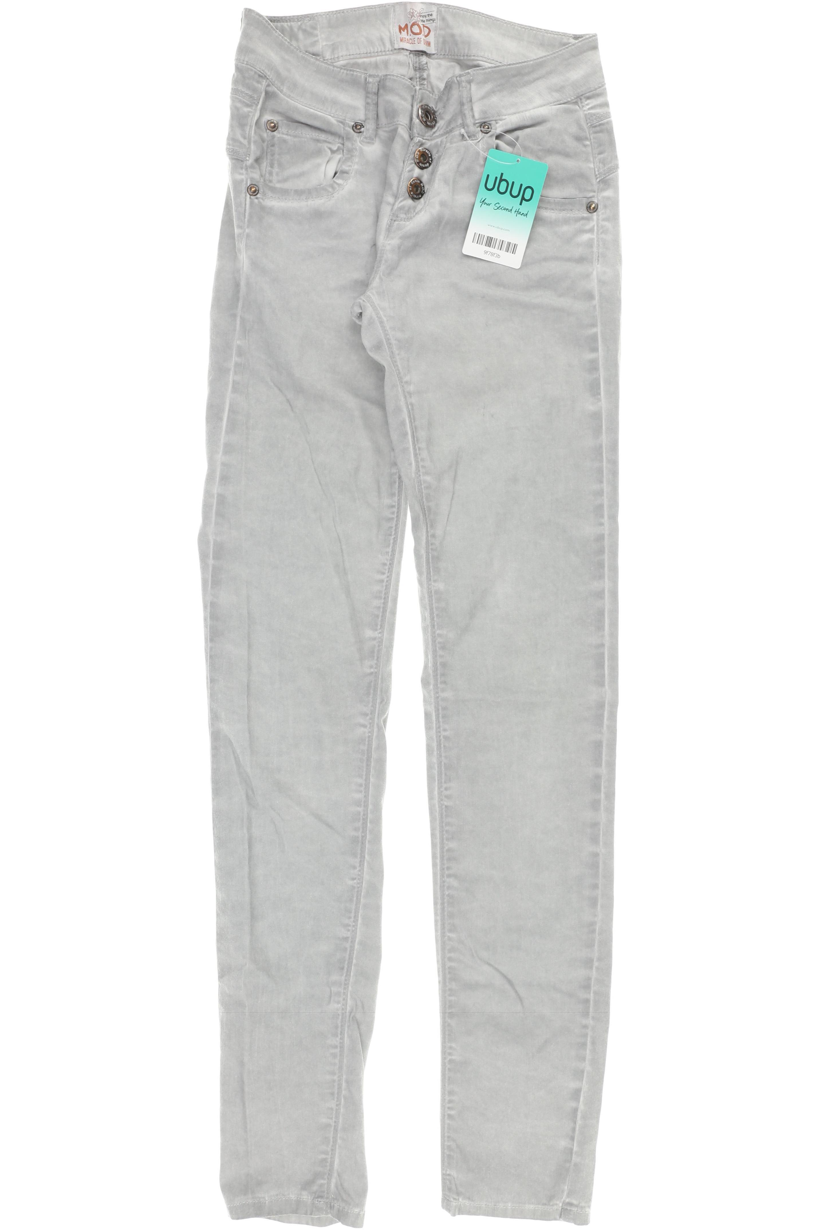 

M.o.d. Miracle of Denim Damen Stoffhose, grau, Gr. 27