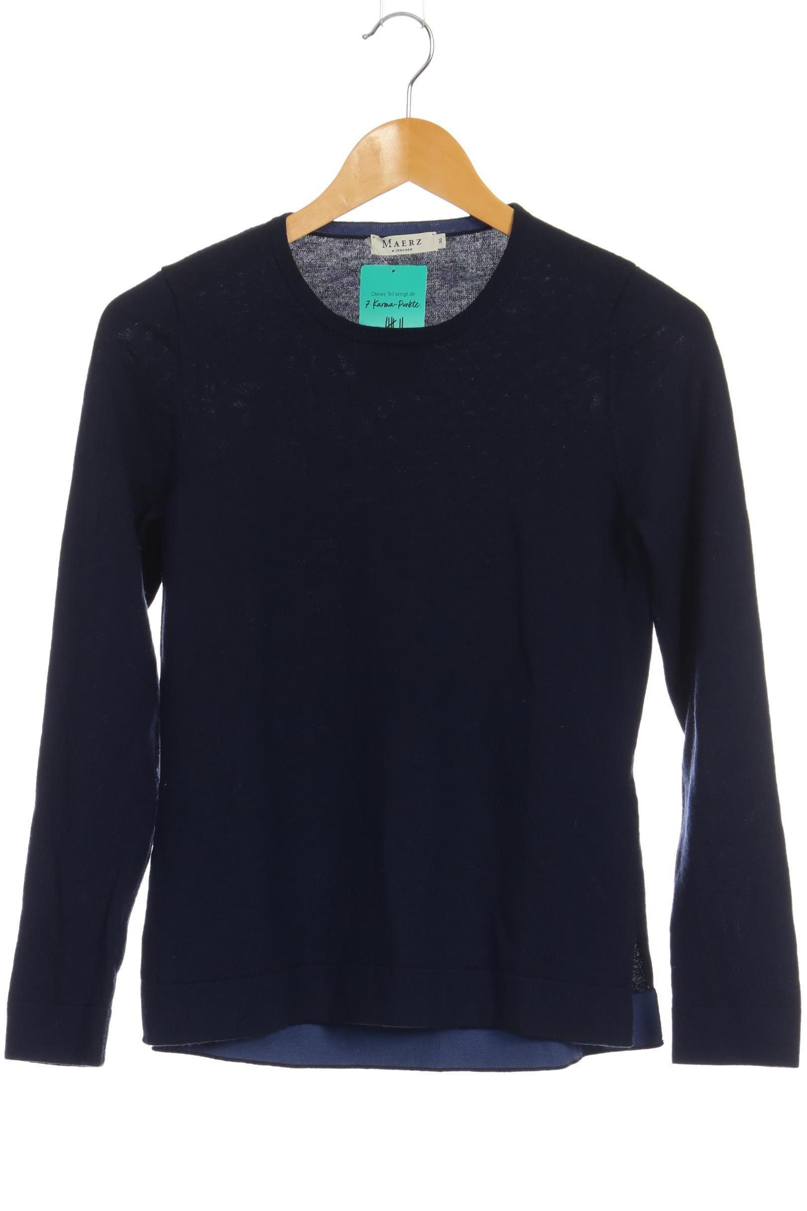 

Maerz Damen Pullover, blau, Gr. 36