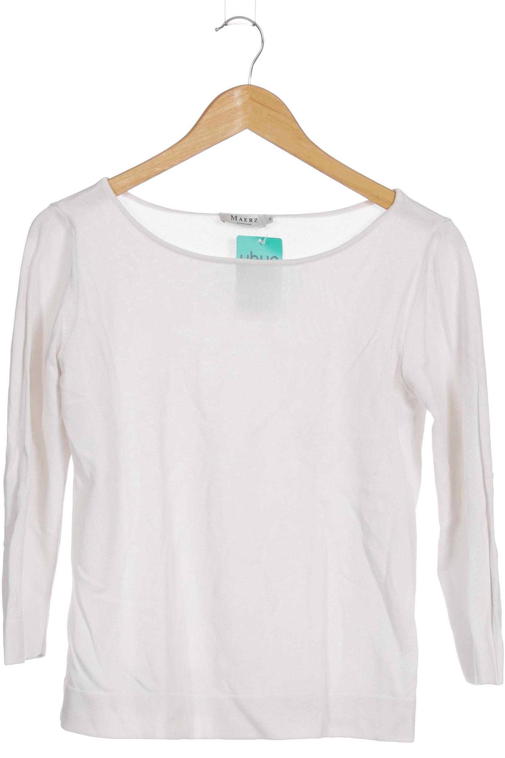 

Maerz Damen Pullover, weiß, Gr. 36