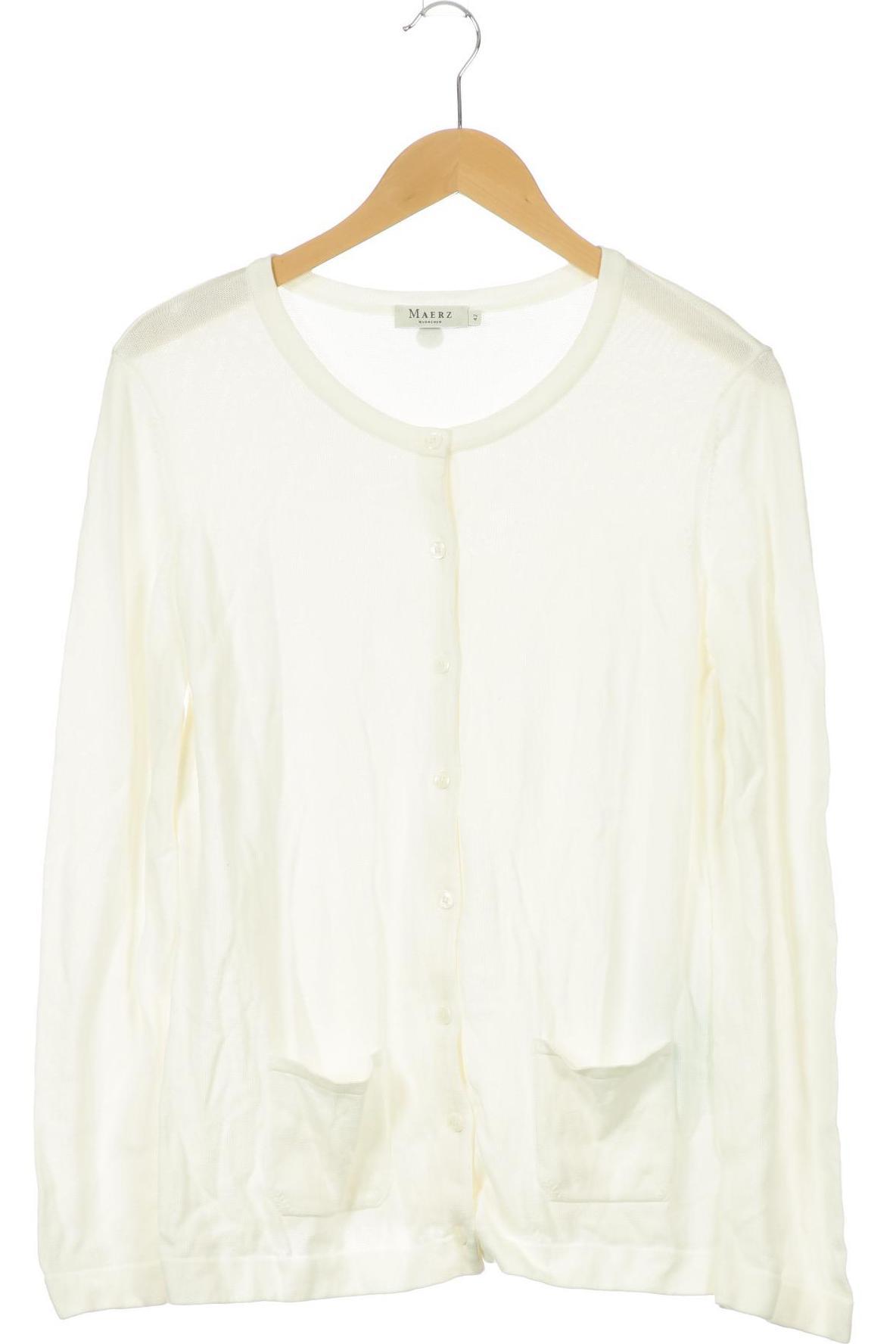 

Maerz Damen Strickjacke, weiß, Gr. 42