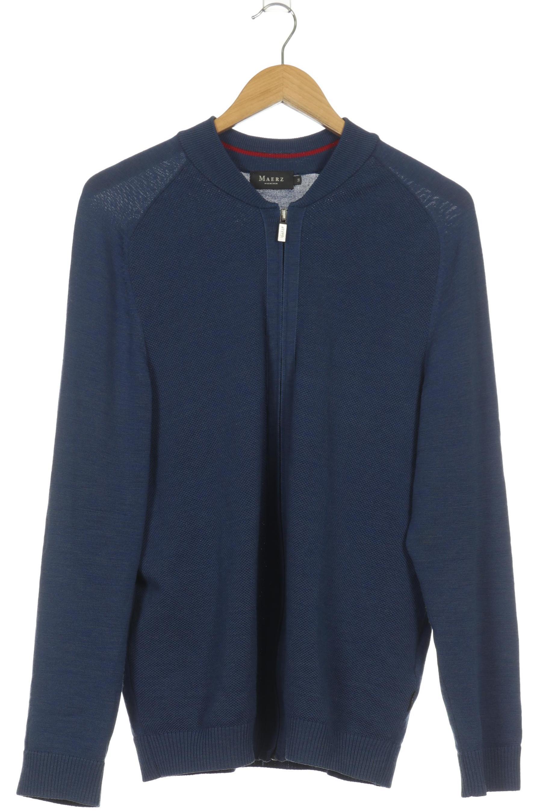 

Maerz Herren Strickjacke, blau, Gr. 56