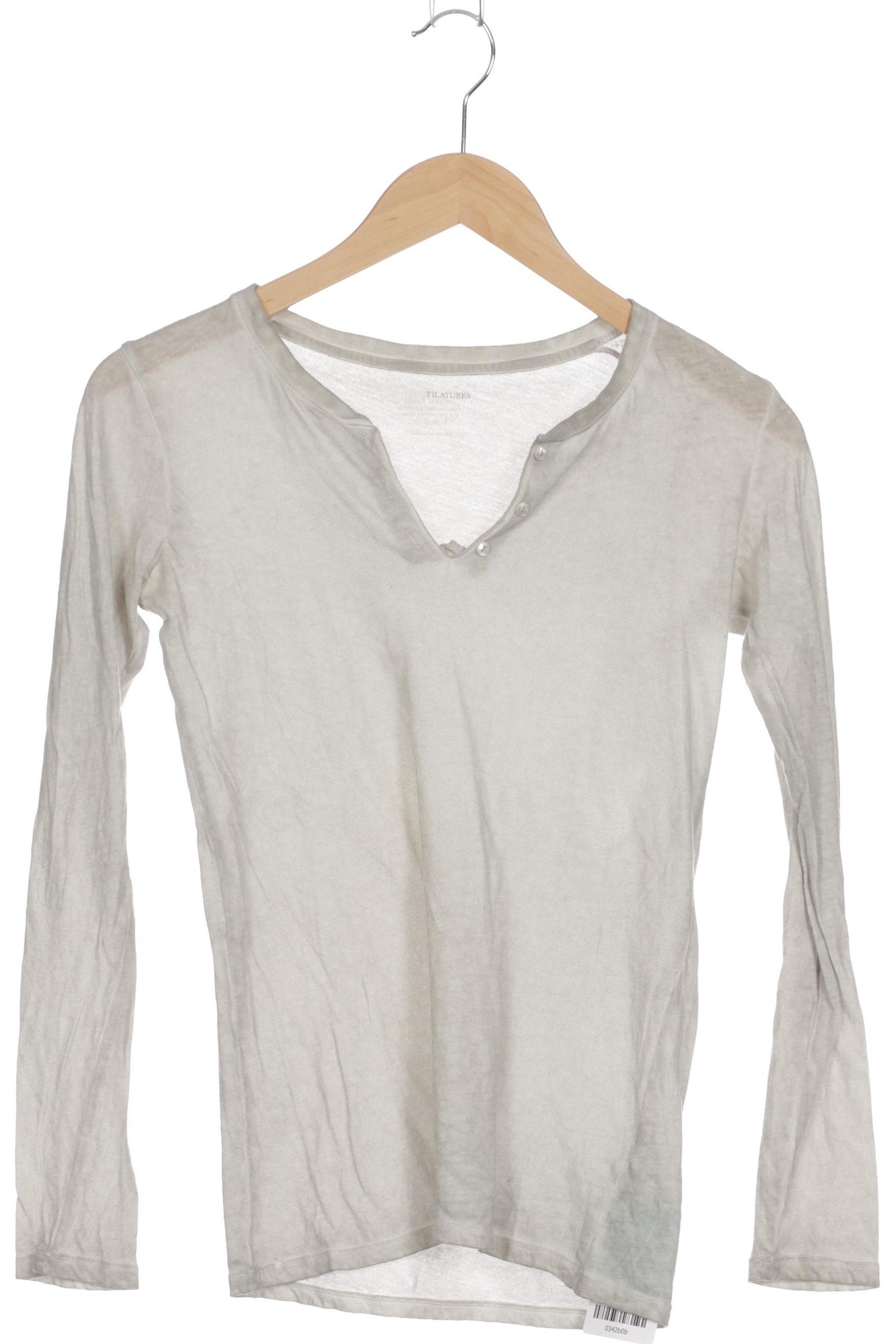 

Majestic Damen Langarmshirt, grau, Gr.