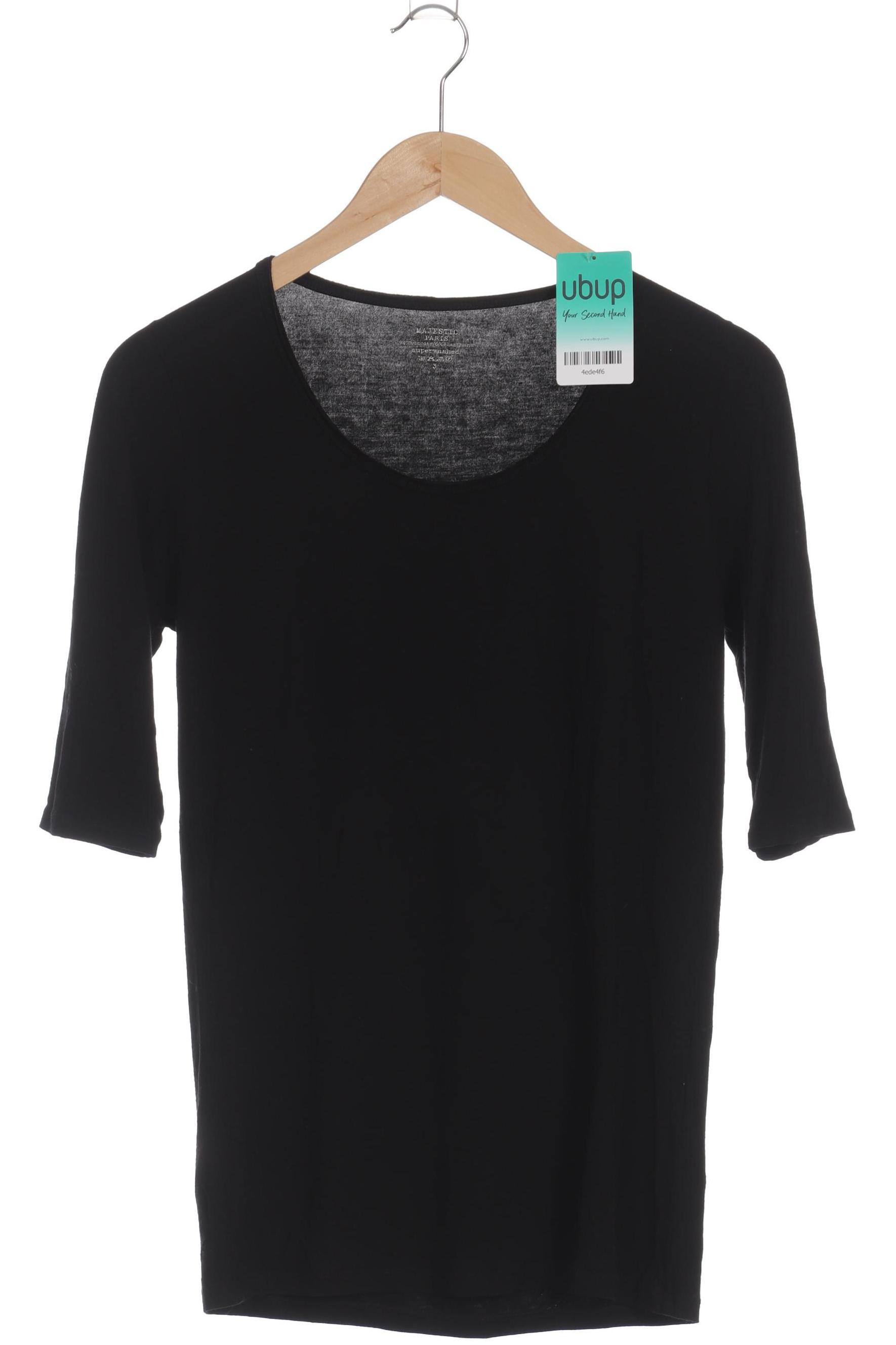 

Majestic Damen Langarmshirt, schwarz, Gr. 32