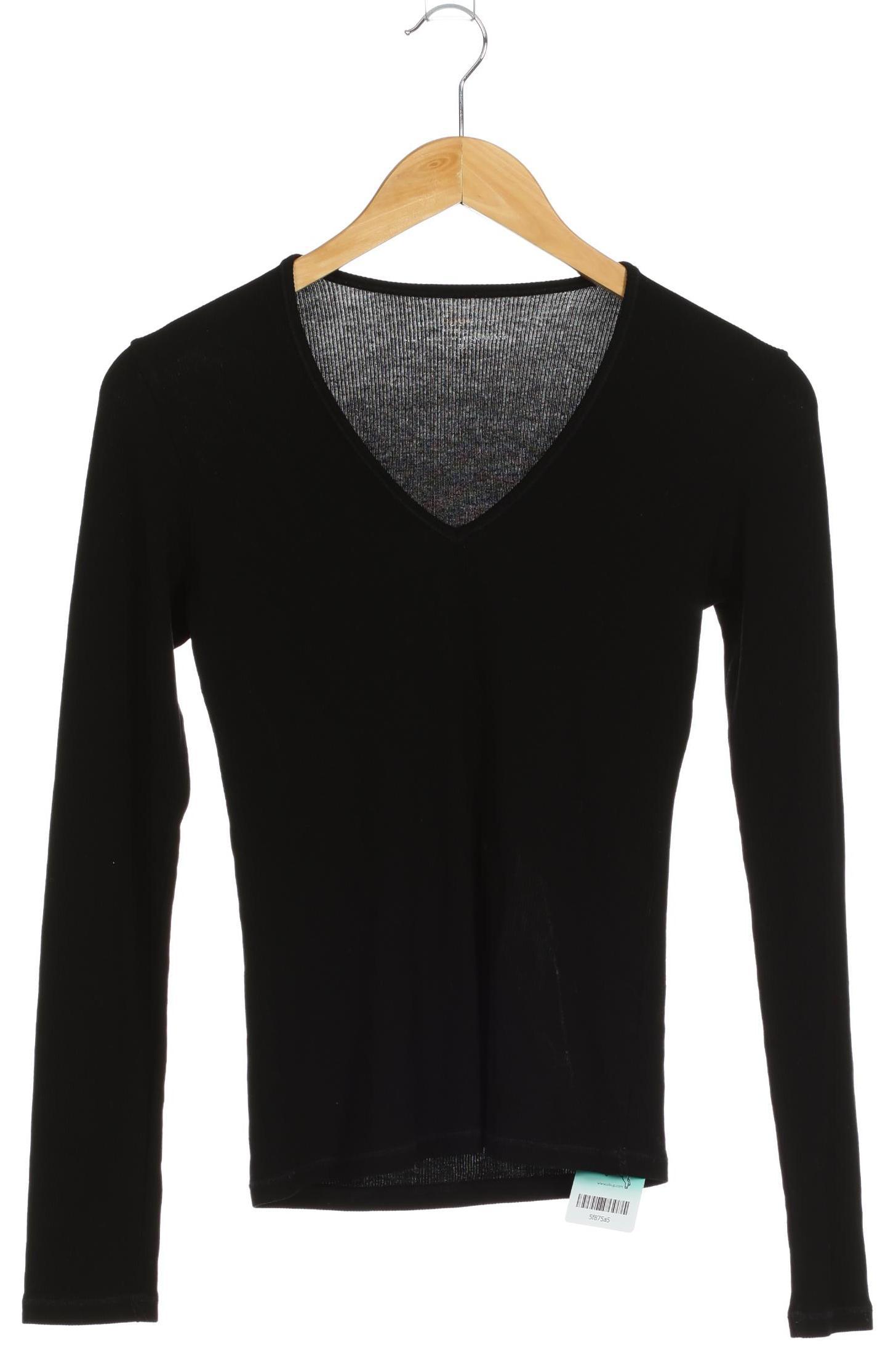 

Majestic Damen Langarmshirt, schwarz, Gr.