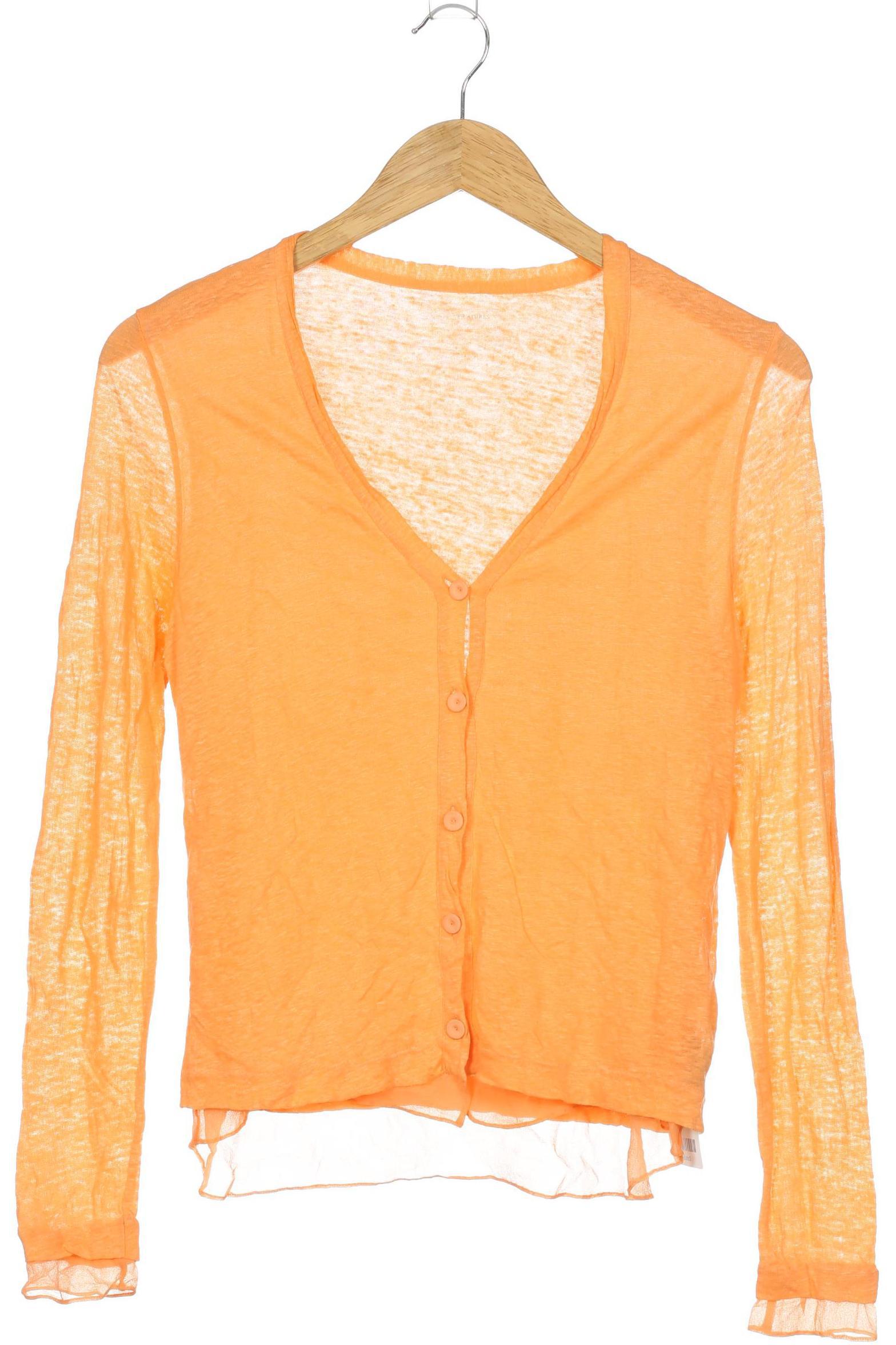 

Majestic Damen Strickjacke, orange, Gr.