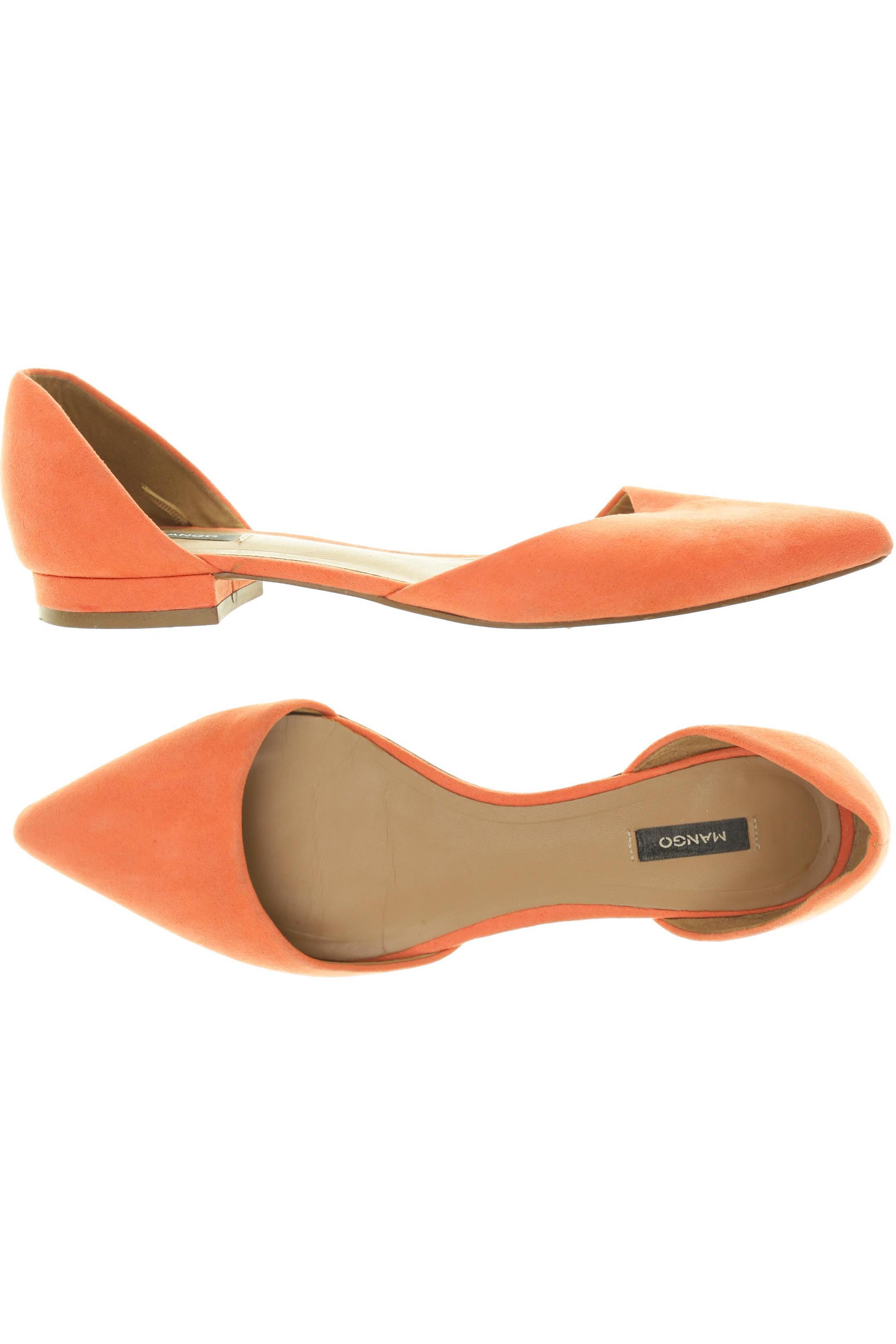 

Mango Damen Ballerinas, orange, Gr. 38