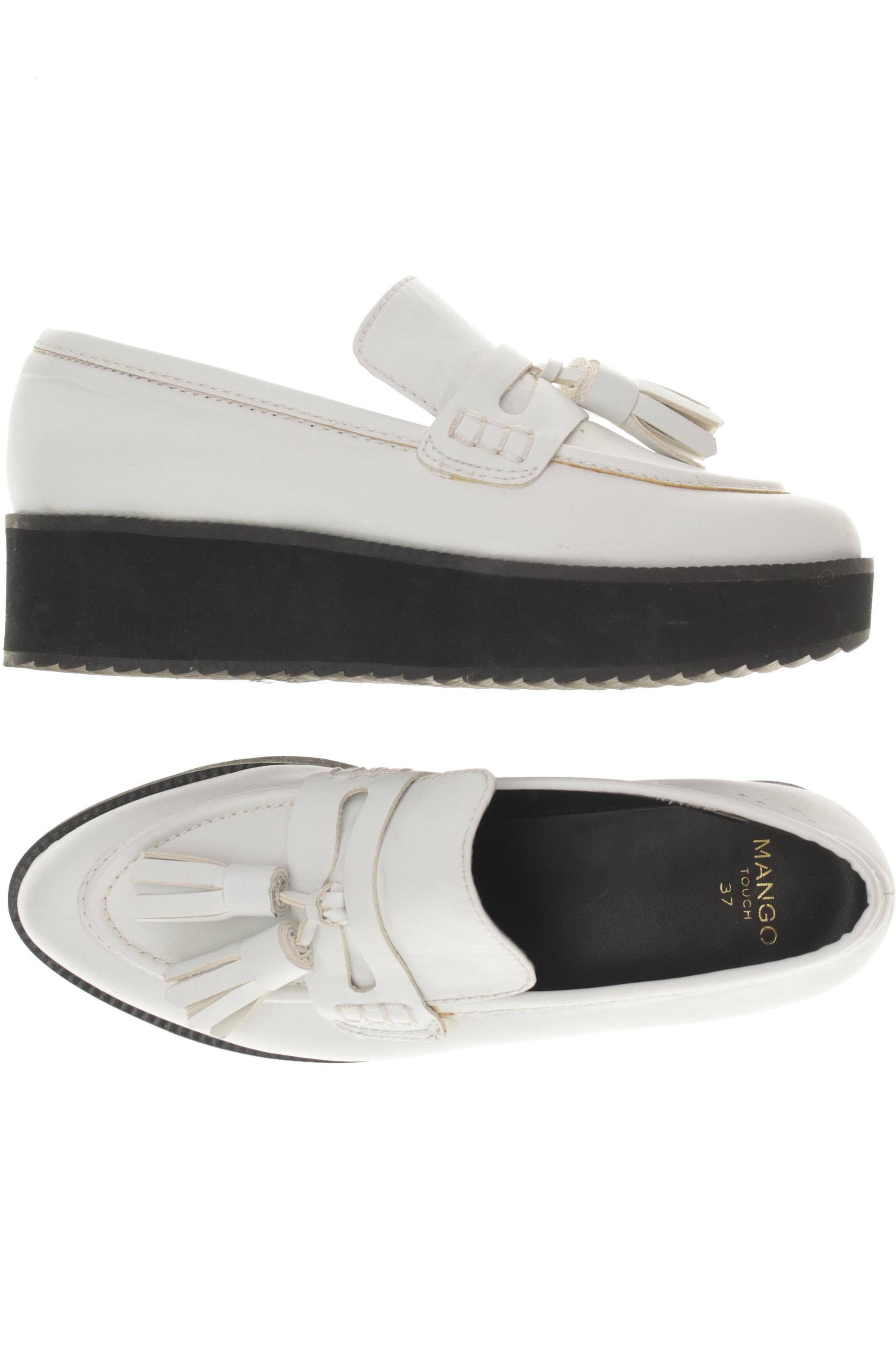 

Mango Damen Halbschuh, weiß, Gr. 37