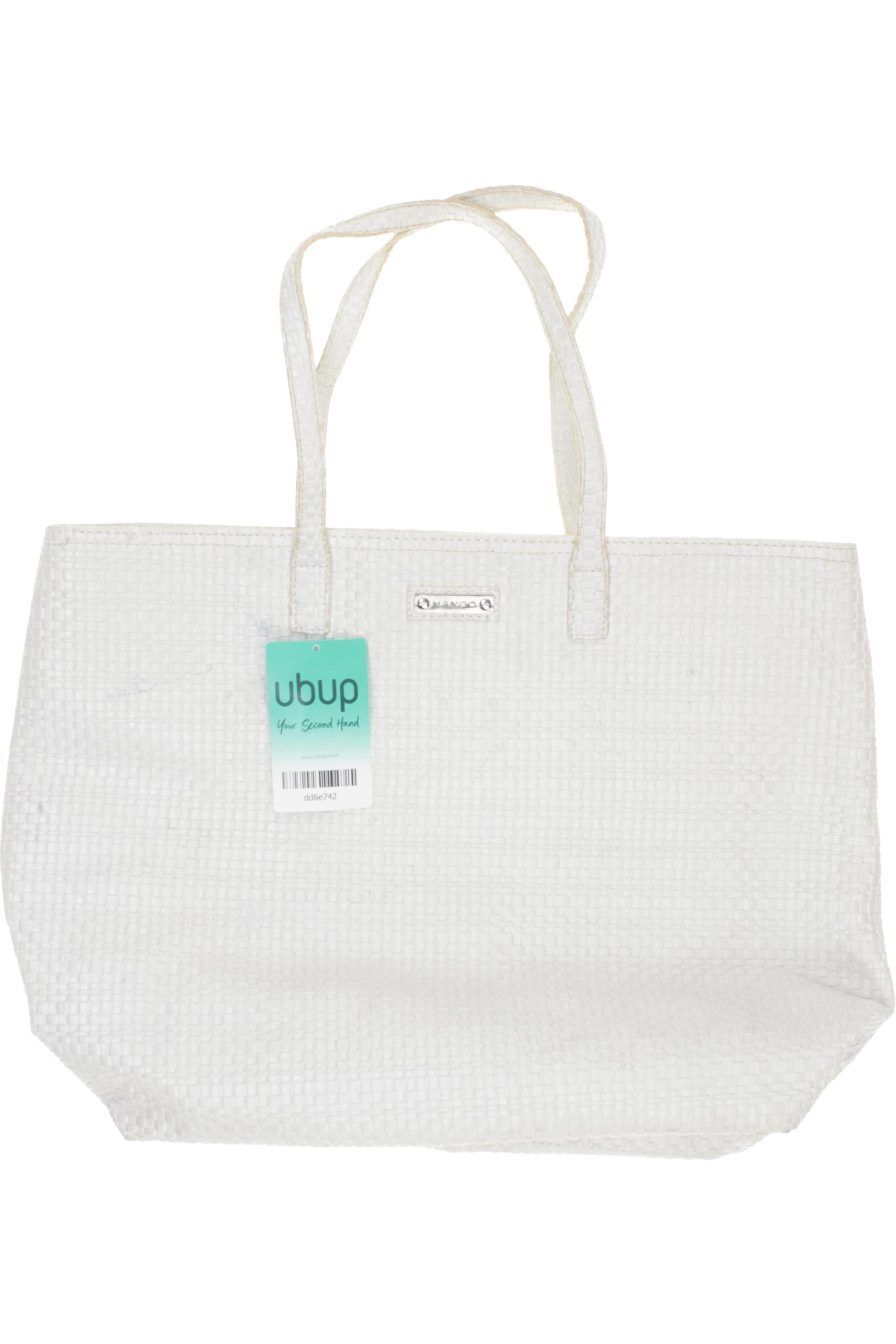 

Mango Damen Handtasche, weiß, Gr.