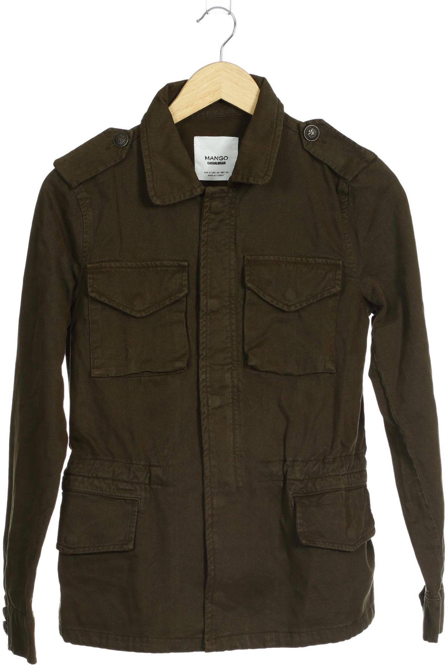 

Mango Damen Jacke, grün, Gr.