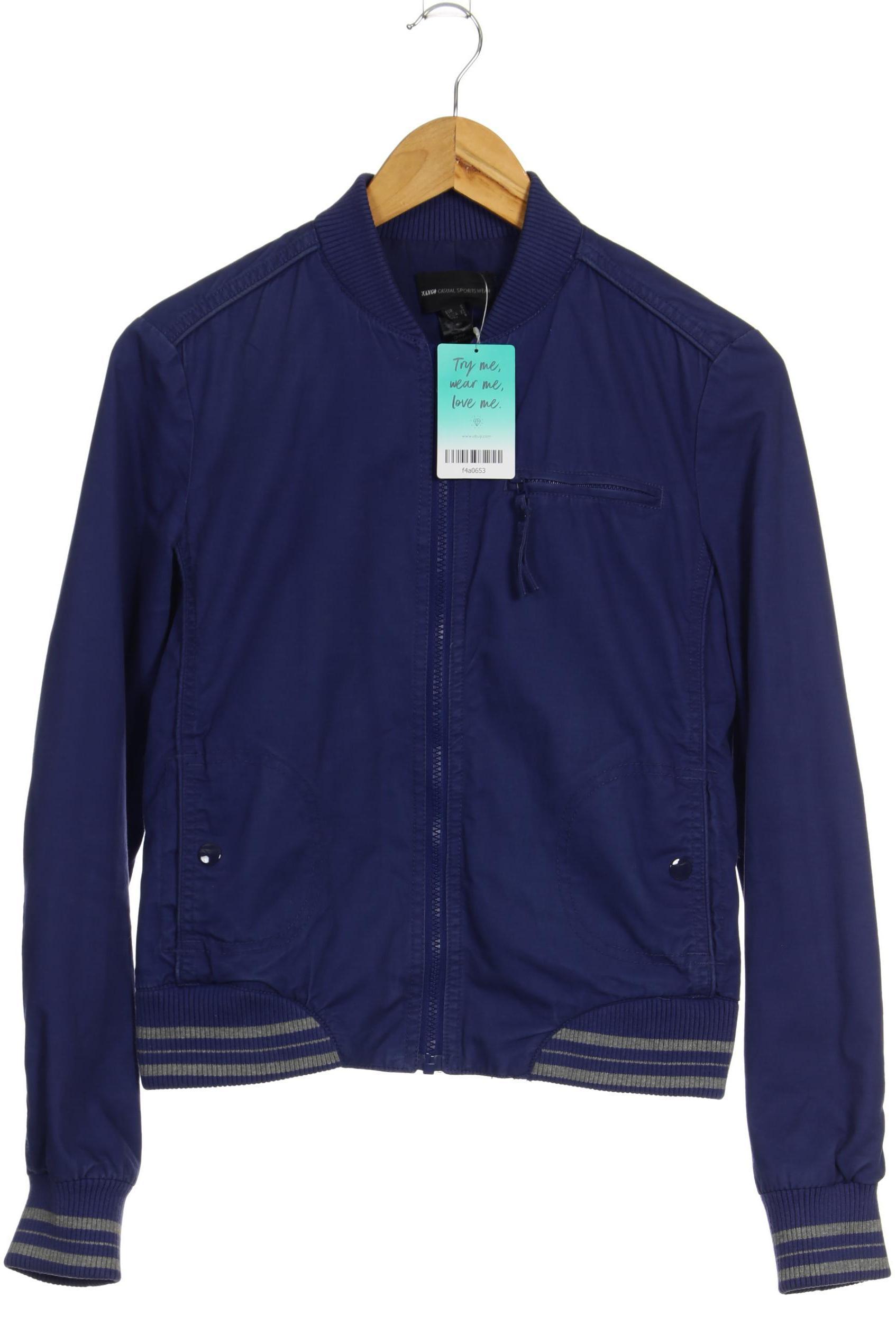 

Mango Damen Jacke, blau, Gr.