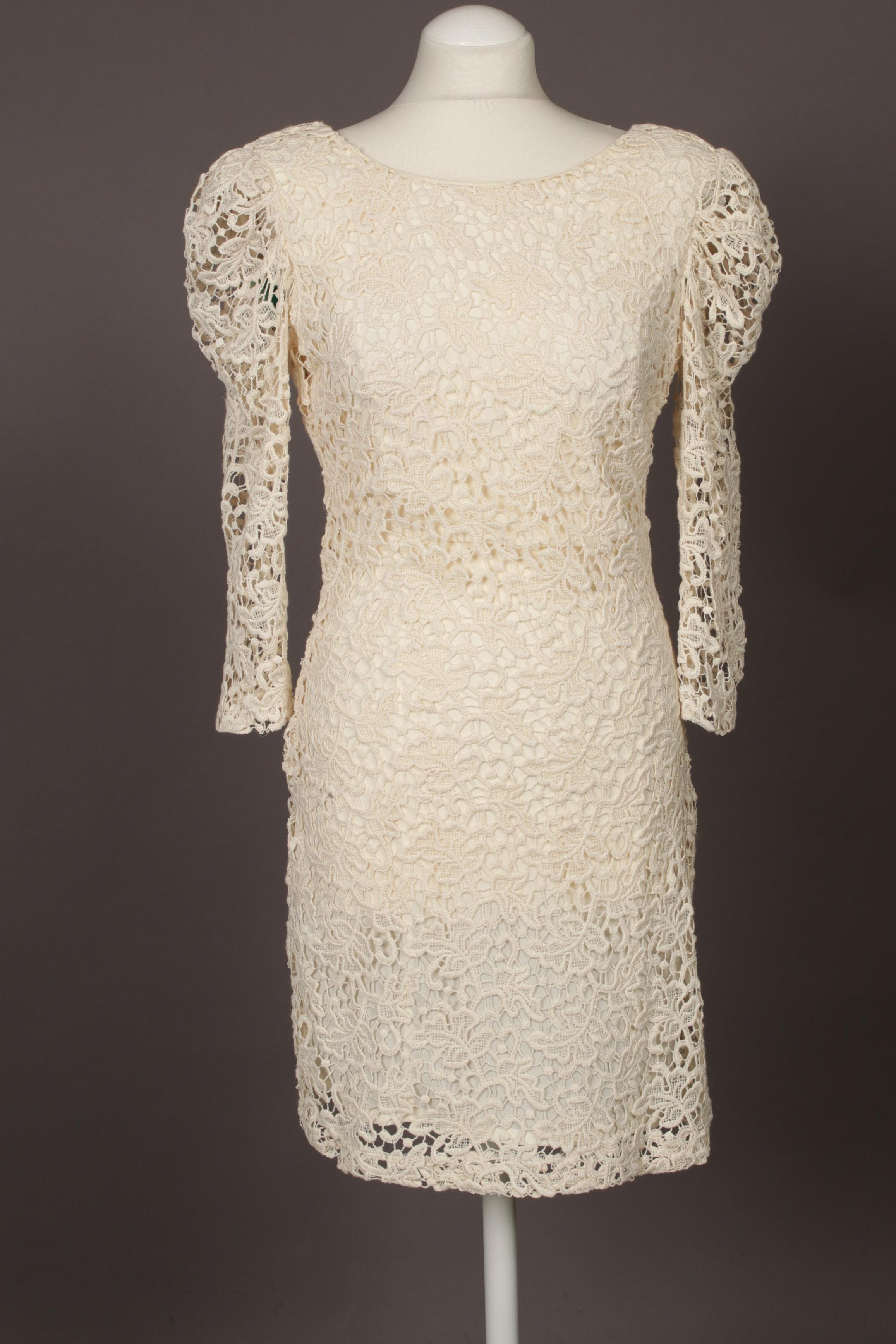 

Mango Damen Kleid, beige, Gr.