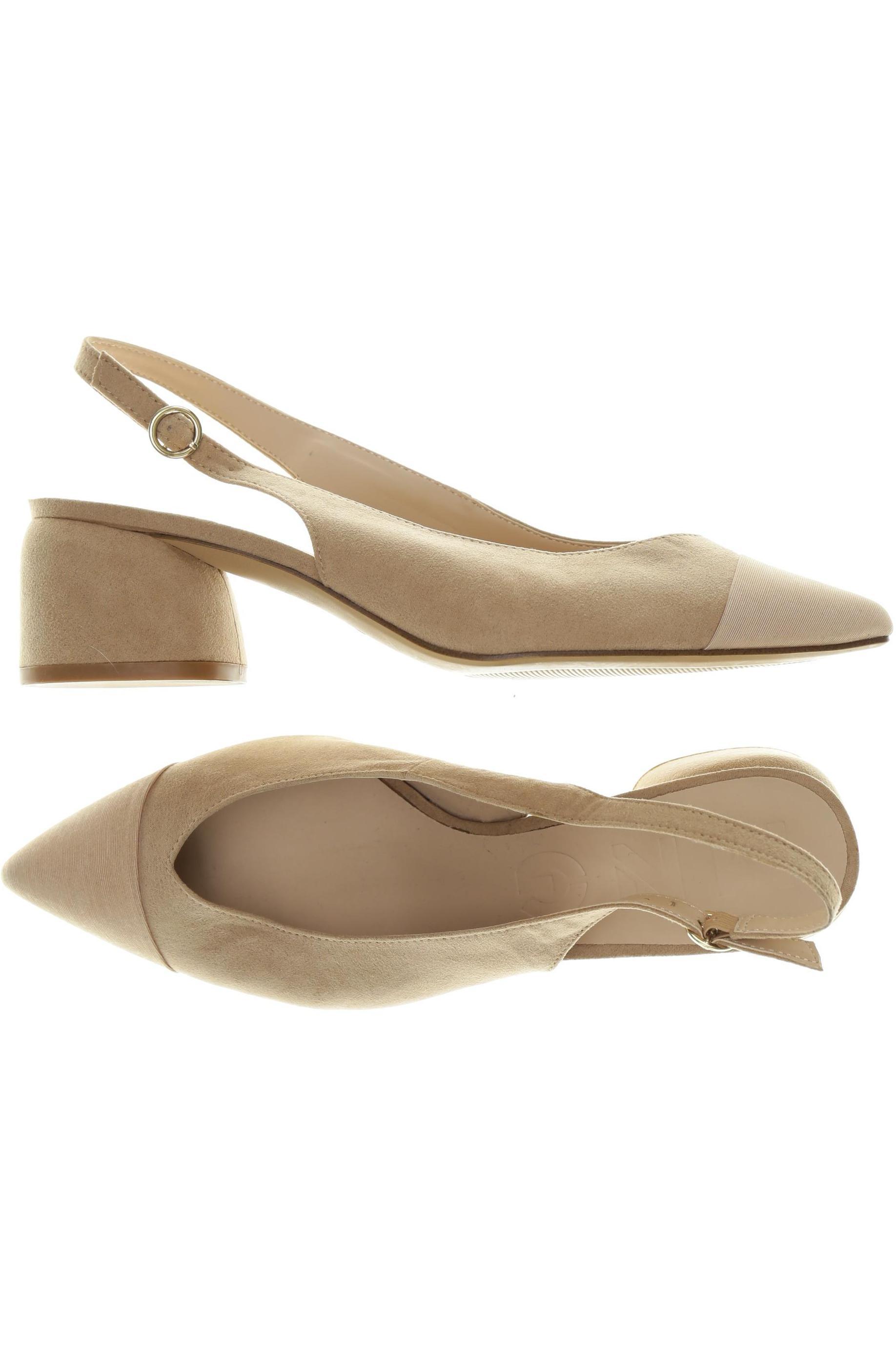 

Mango Damen Sandale, beige, Gr. 38