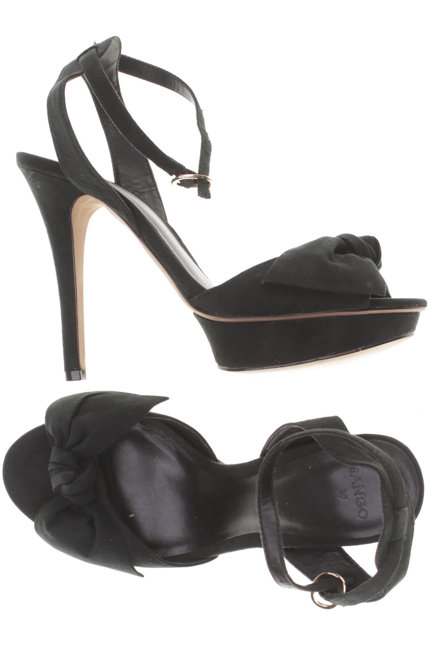 

Mango Damen Sandale, schwarz, Gr. 39