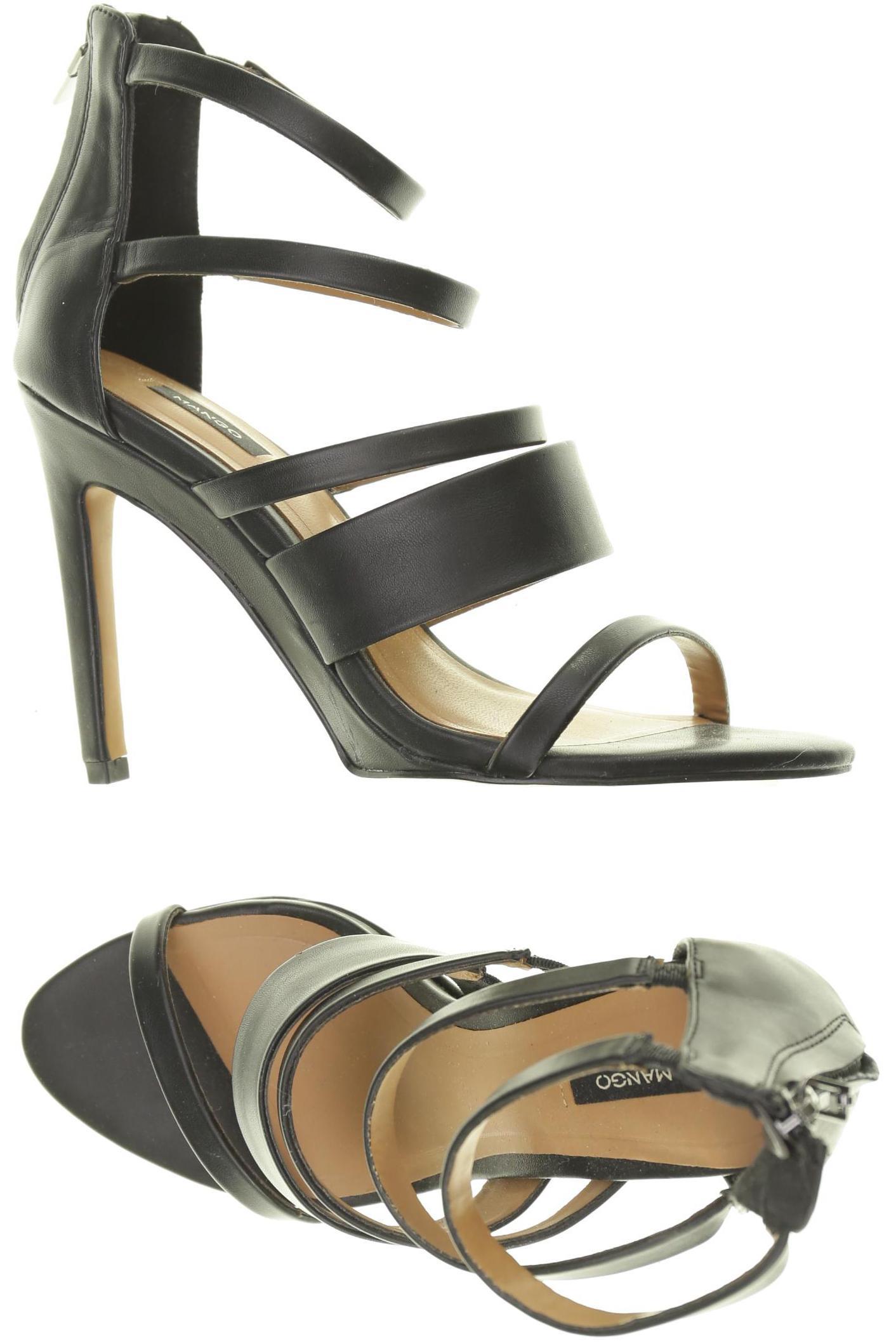

Mango Damen Sandale, schwarz, Gr. 36