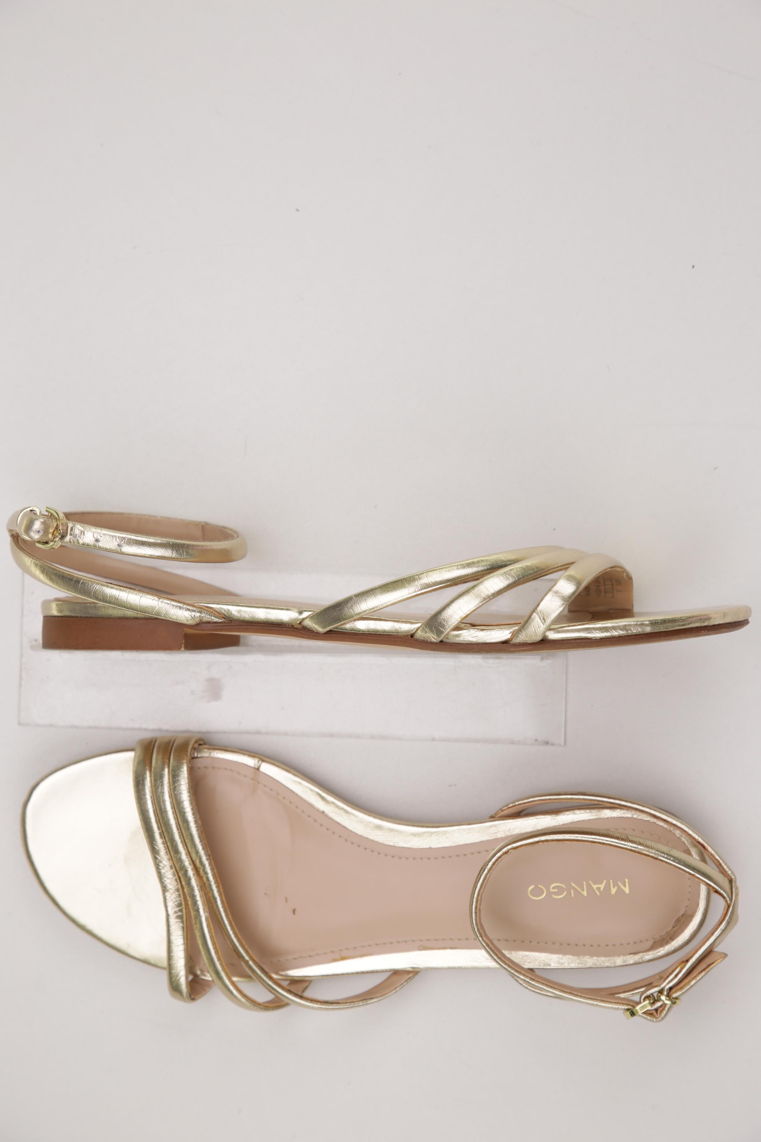 

Mango Damen Sandale, gelb, Gr. 38