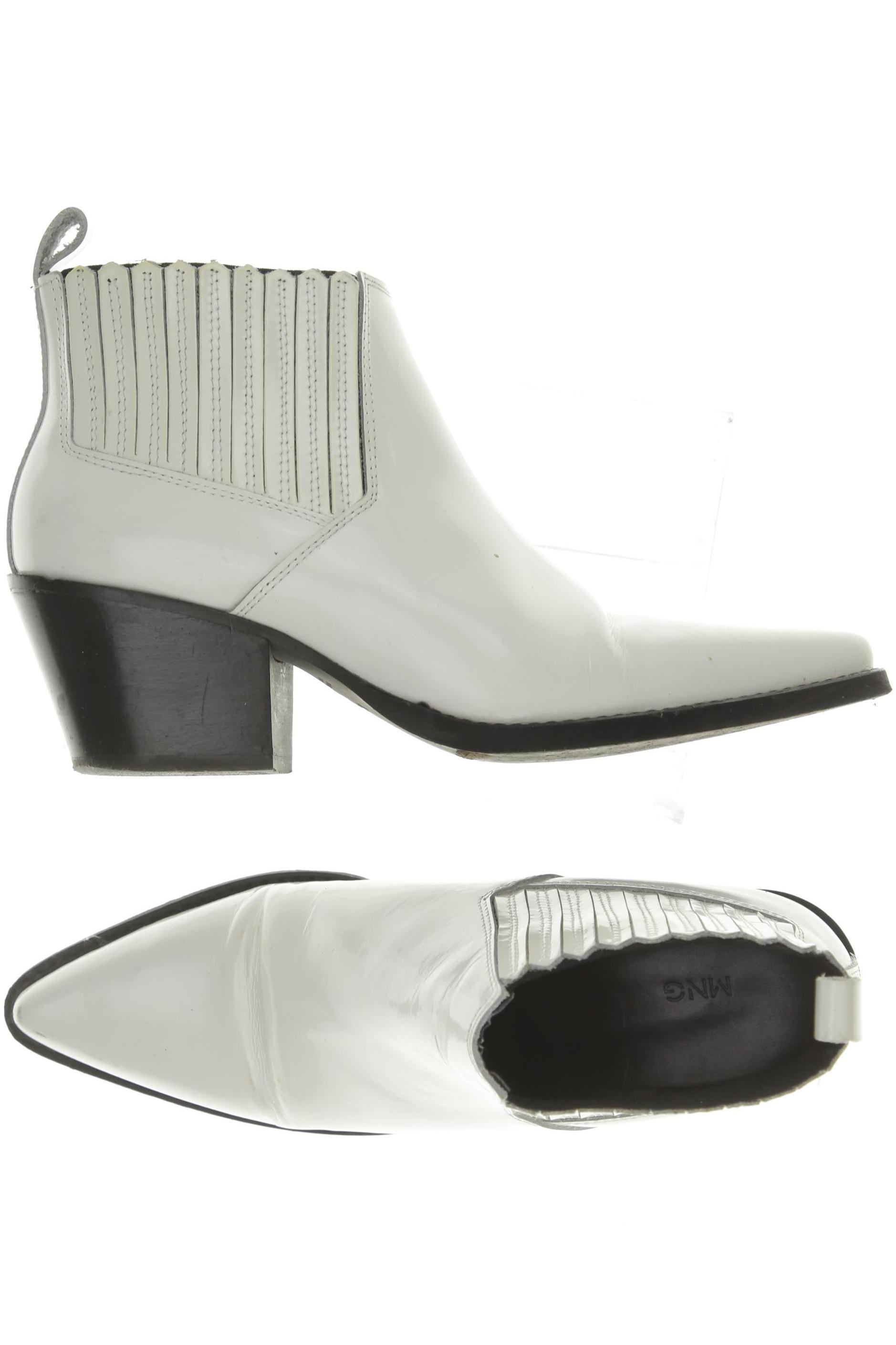 

Mango Damen Stiefelette, weiß, Gr. 39
