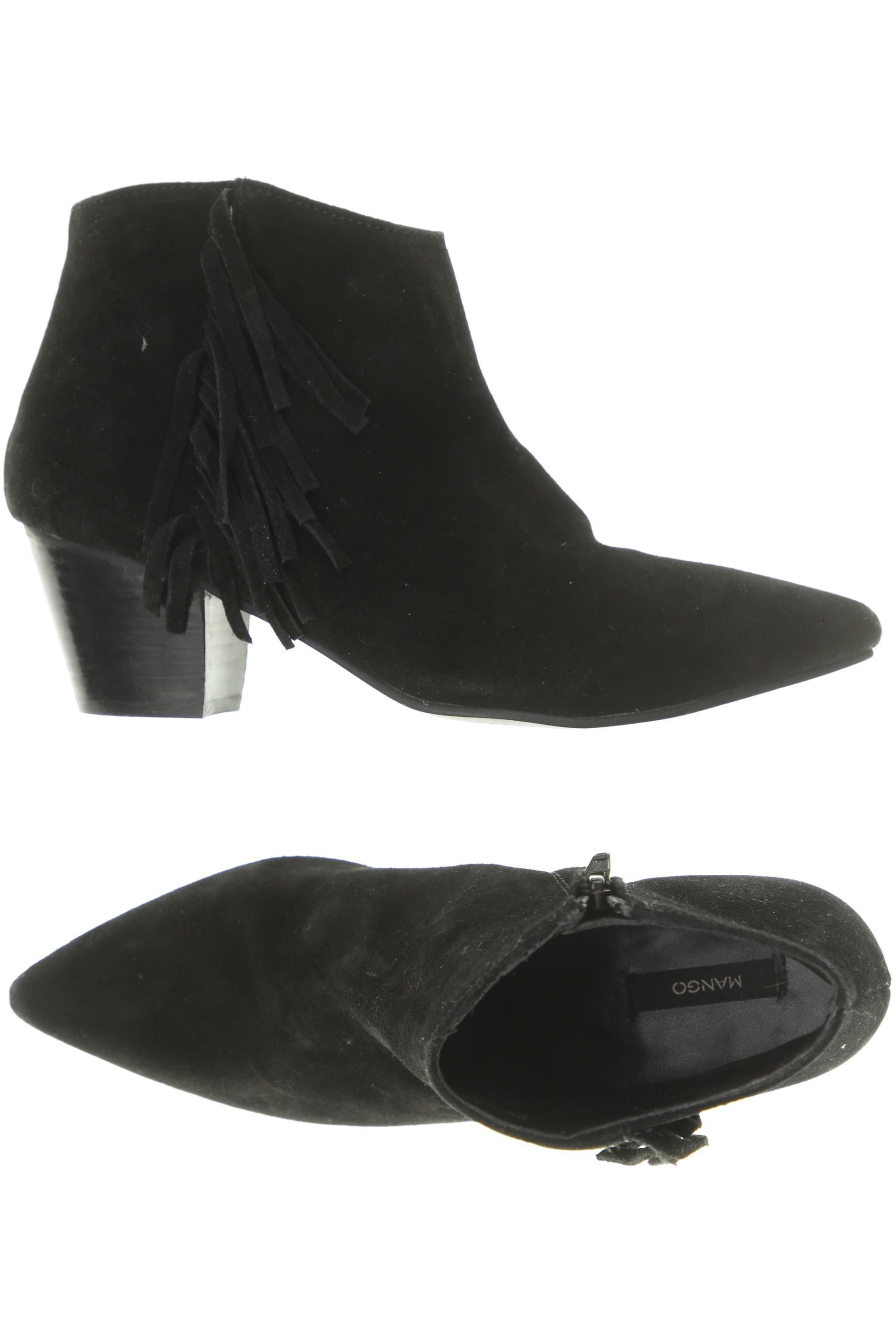 

Mango Damen Stiefelette, schwarz, Gr. 36