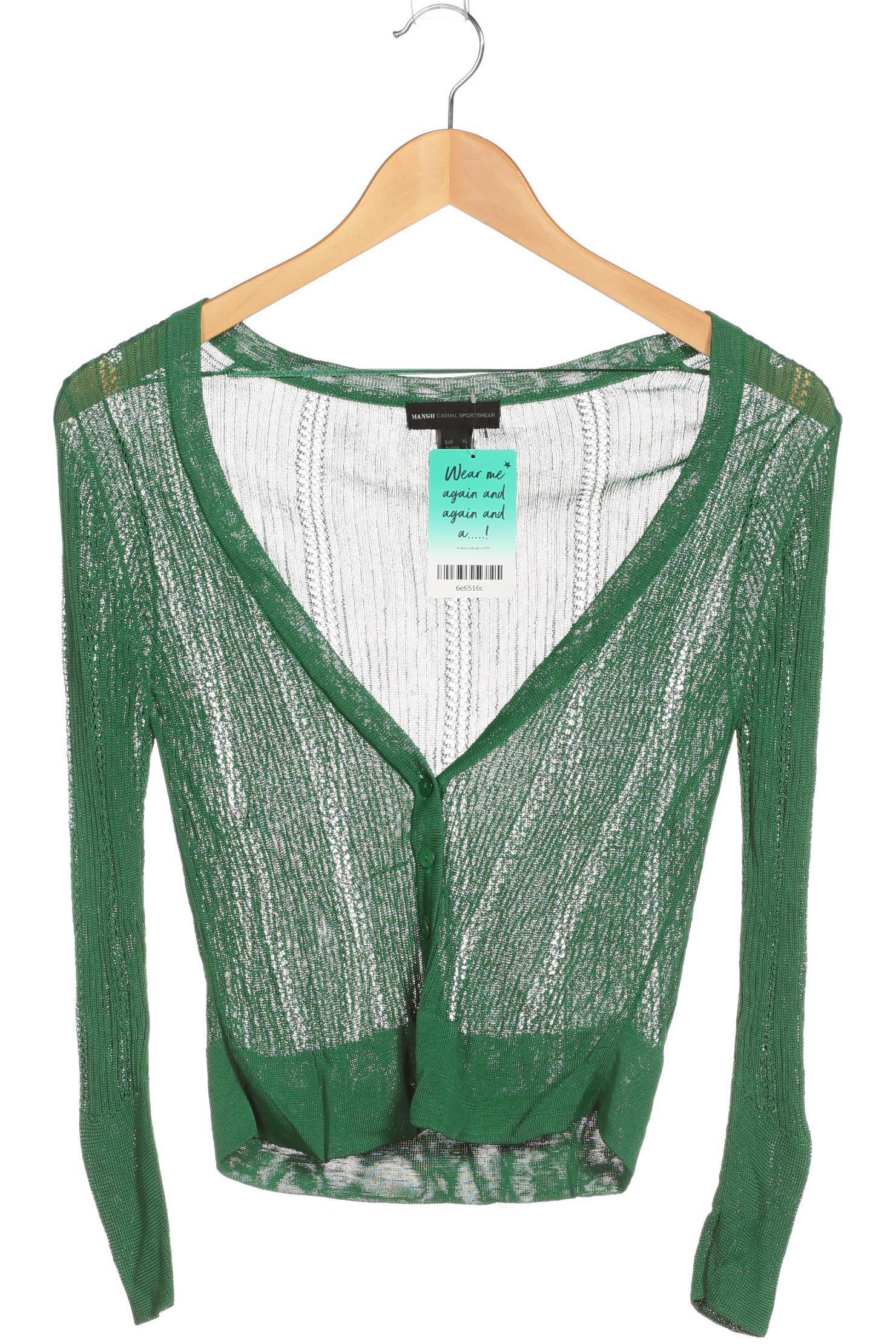 

Mango Damen Strickjacke, grün, Gr.