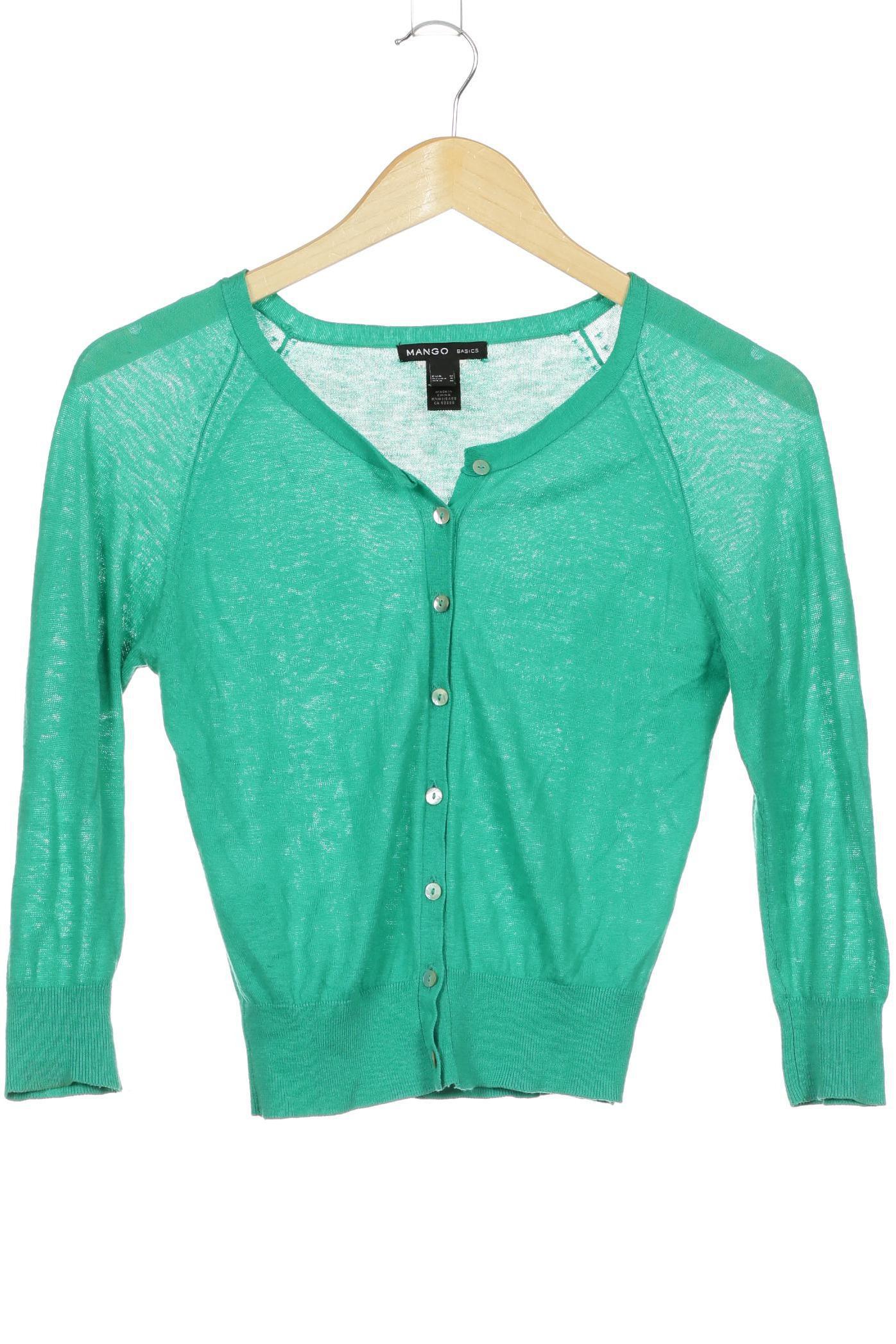 

Mango Damen Strickjacke, grün, Gr.